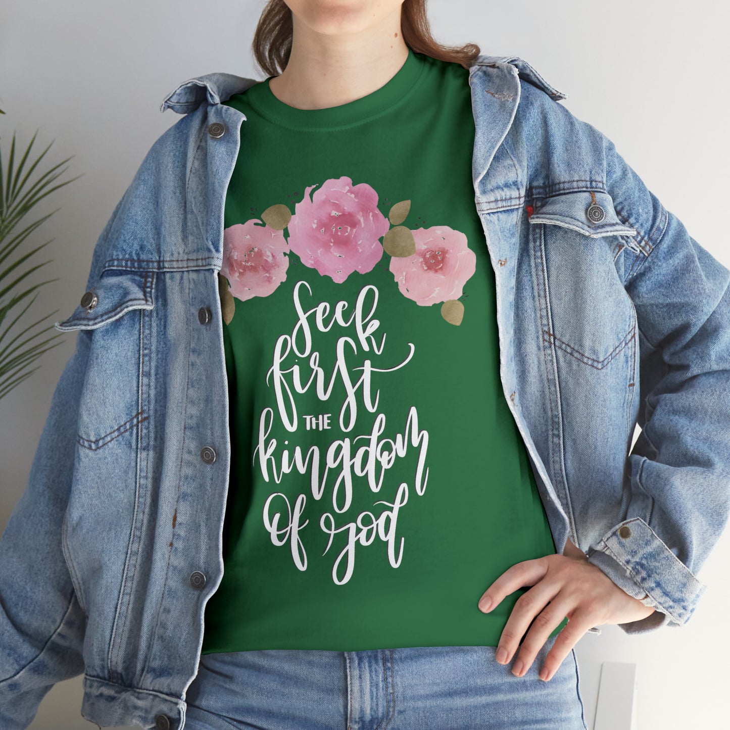 Seek First the Kingdom of God Unisex Heavy Cotton Tee