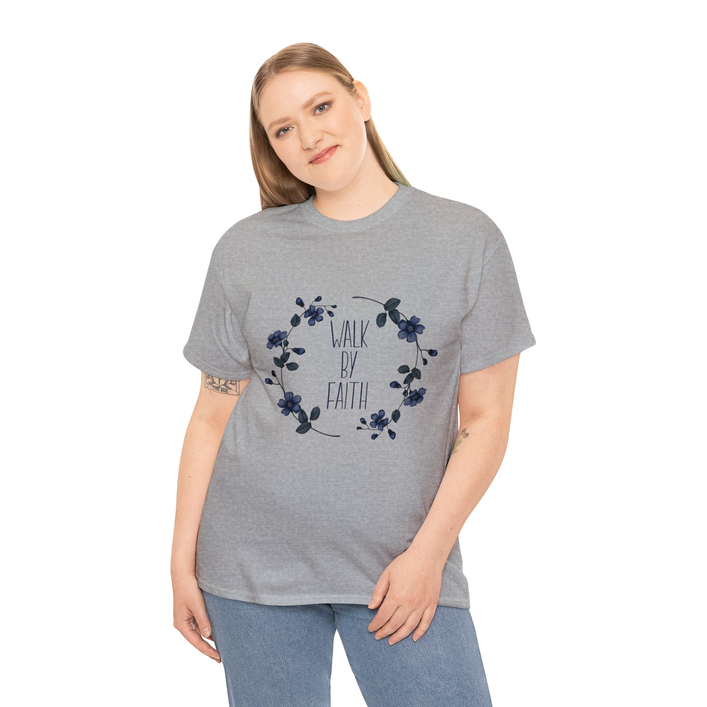 Walk by FAITH Unisex Heavy Cotton Tee