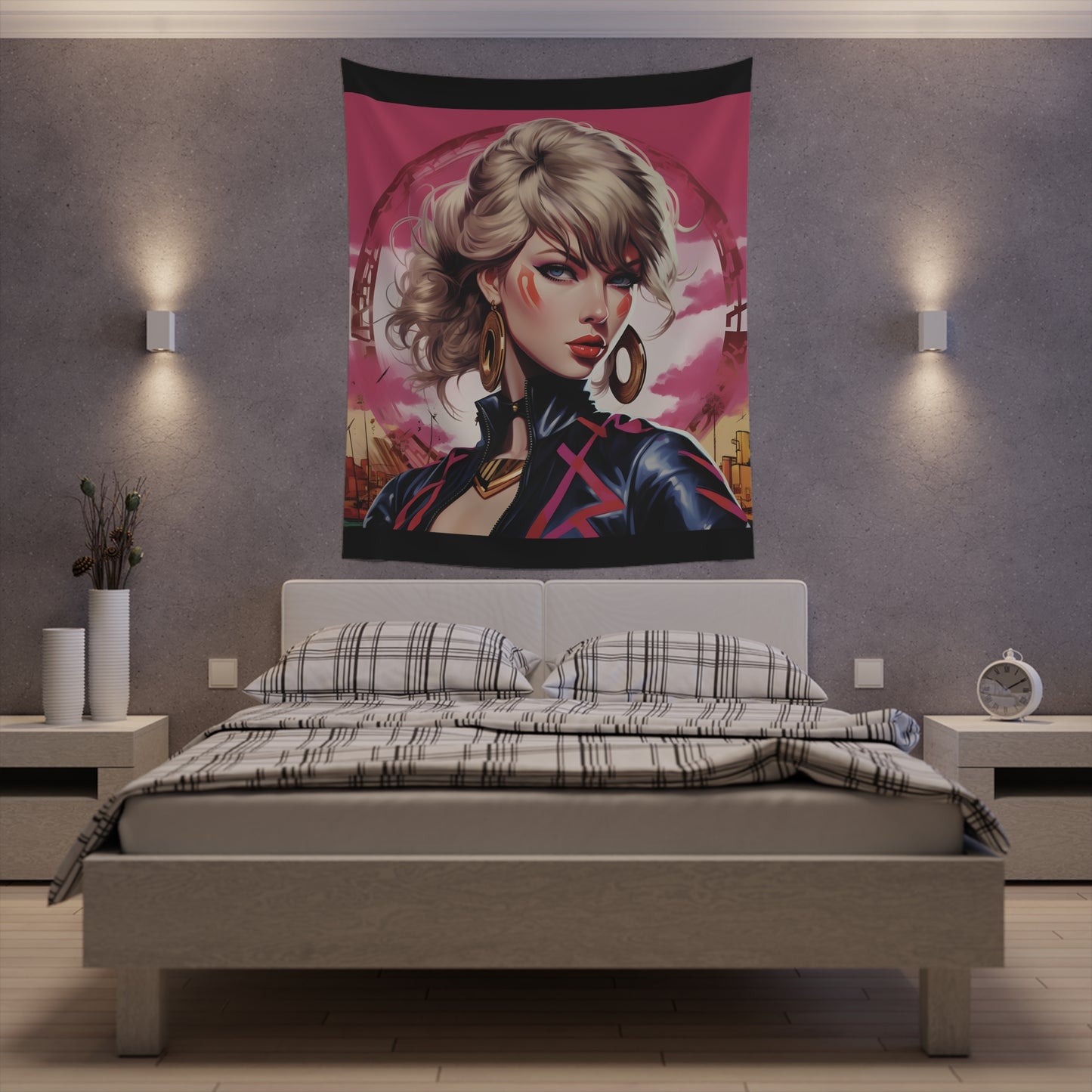 Anime Taylor Swift 2- Printed Wall Tapestry