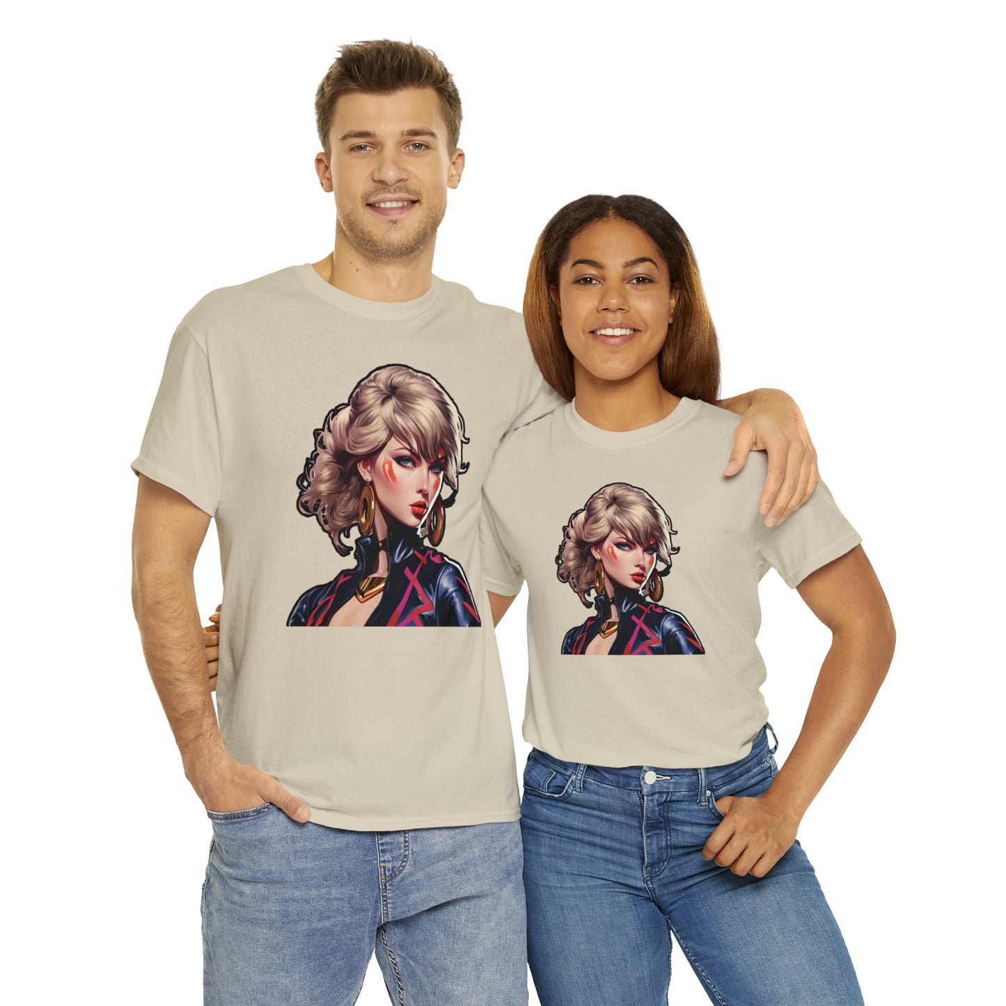 Anime Taylor Swift 2- Unisex Heavy Cotton Tee