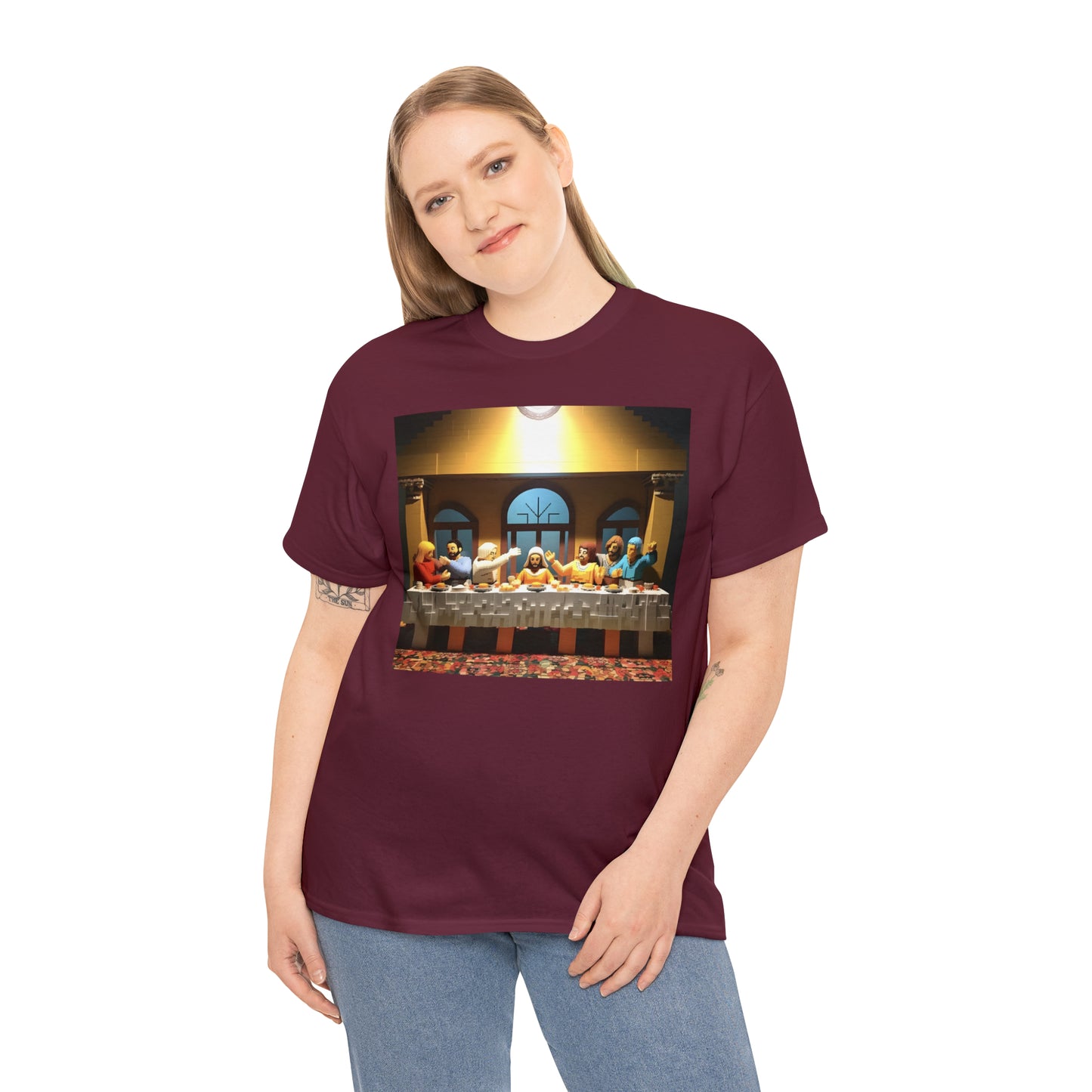 “The Last Supper” LEGO BOX SET -  Unisex Heavy Cotton Tee