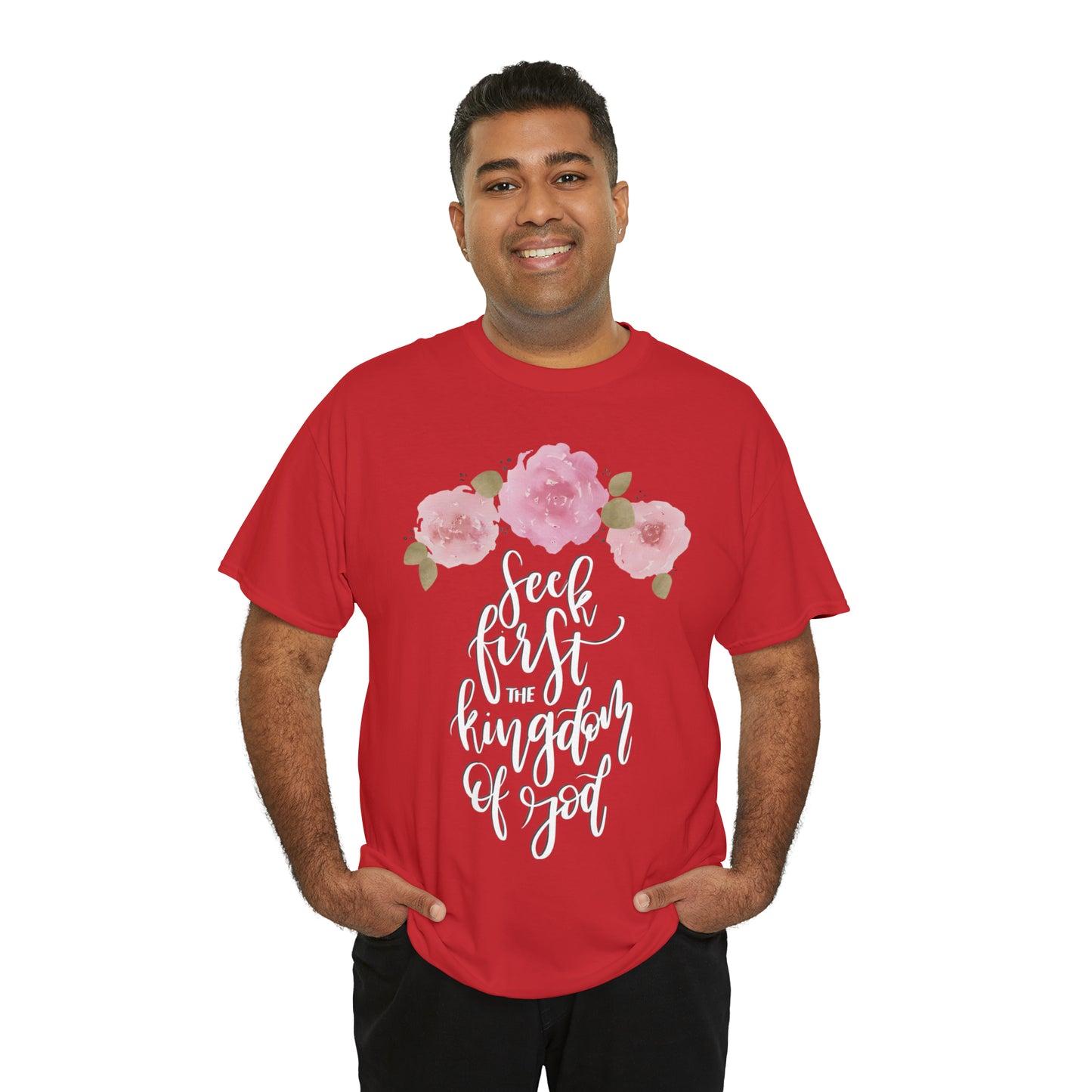 Seek First the Kingdom of God Unisex Heavy Cotton Tee