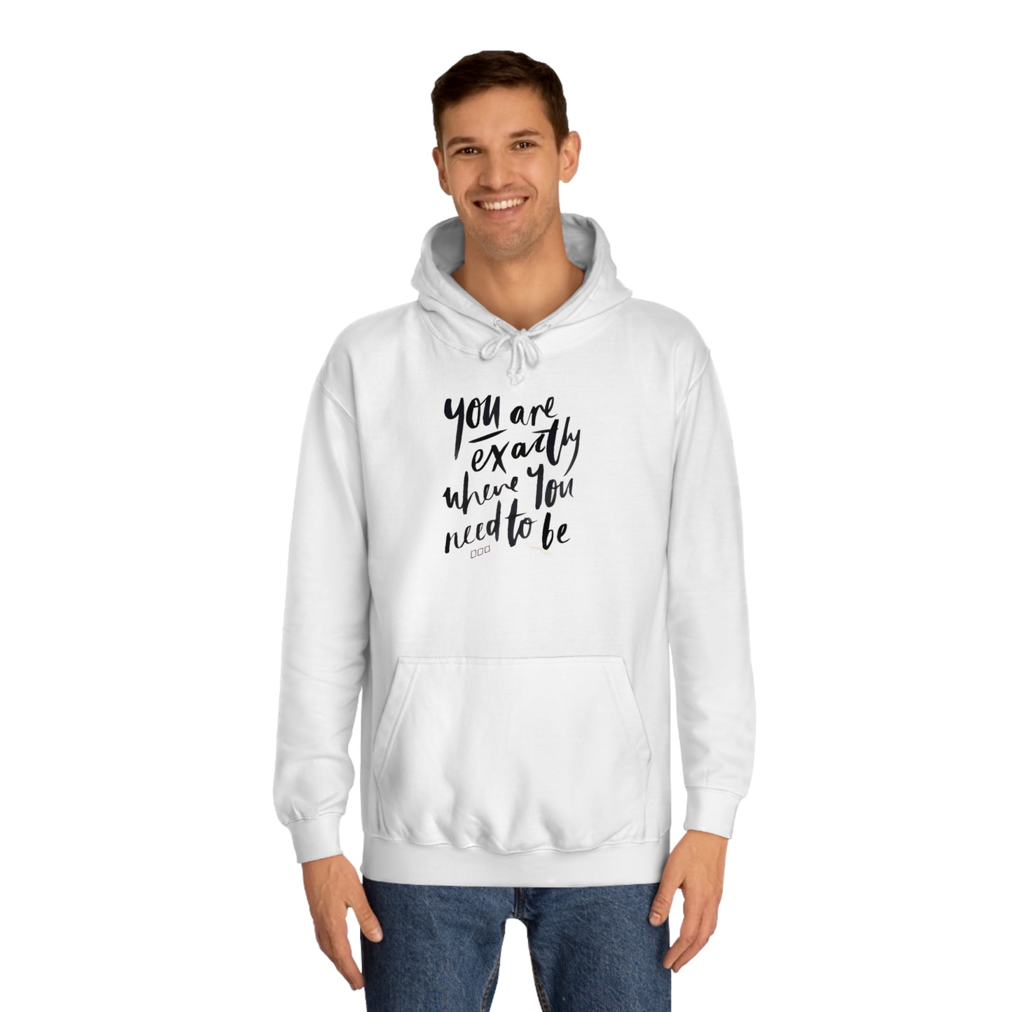 You are EXACTLY where you need to be - CR Celebrate Recovery Classic Logo - Ultra Cotton Long Sleeve Tee