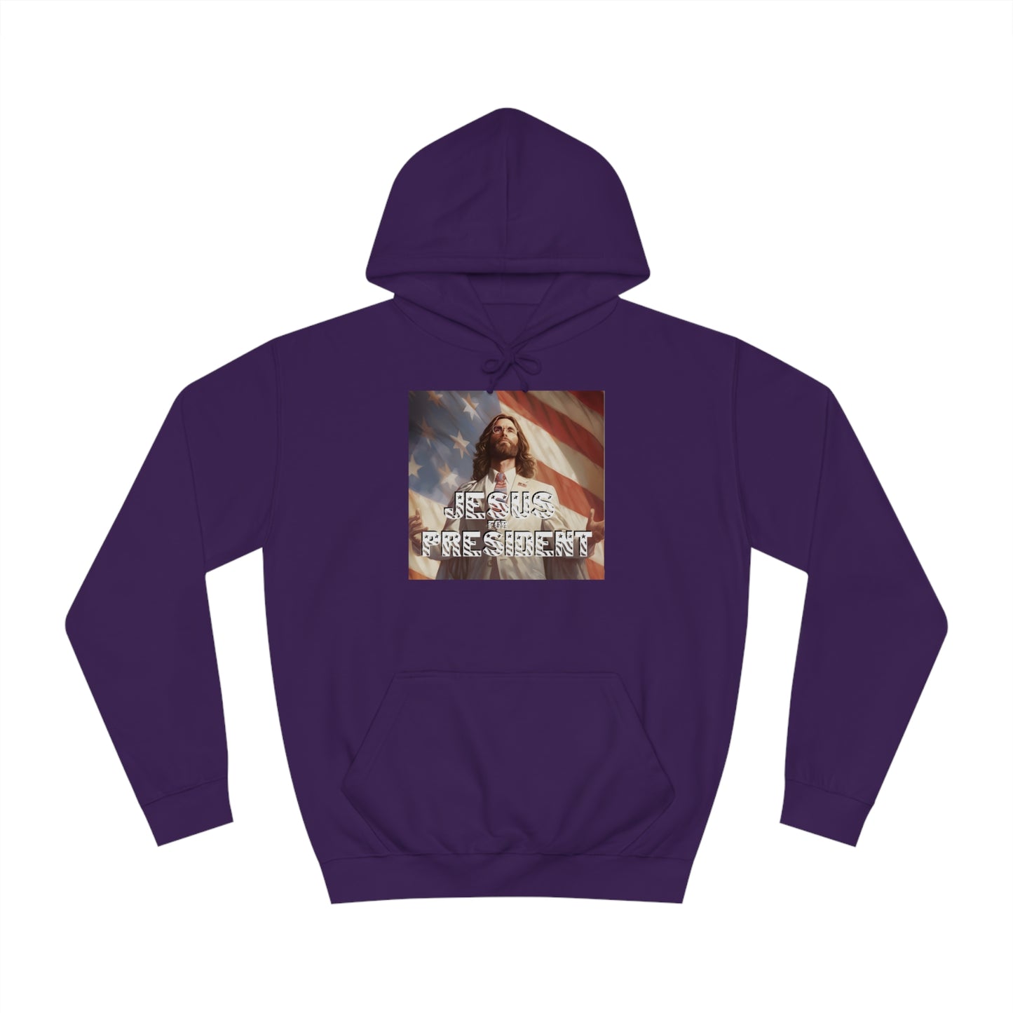 Jesus for President  Unisex College Hoodie