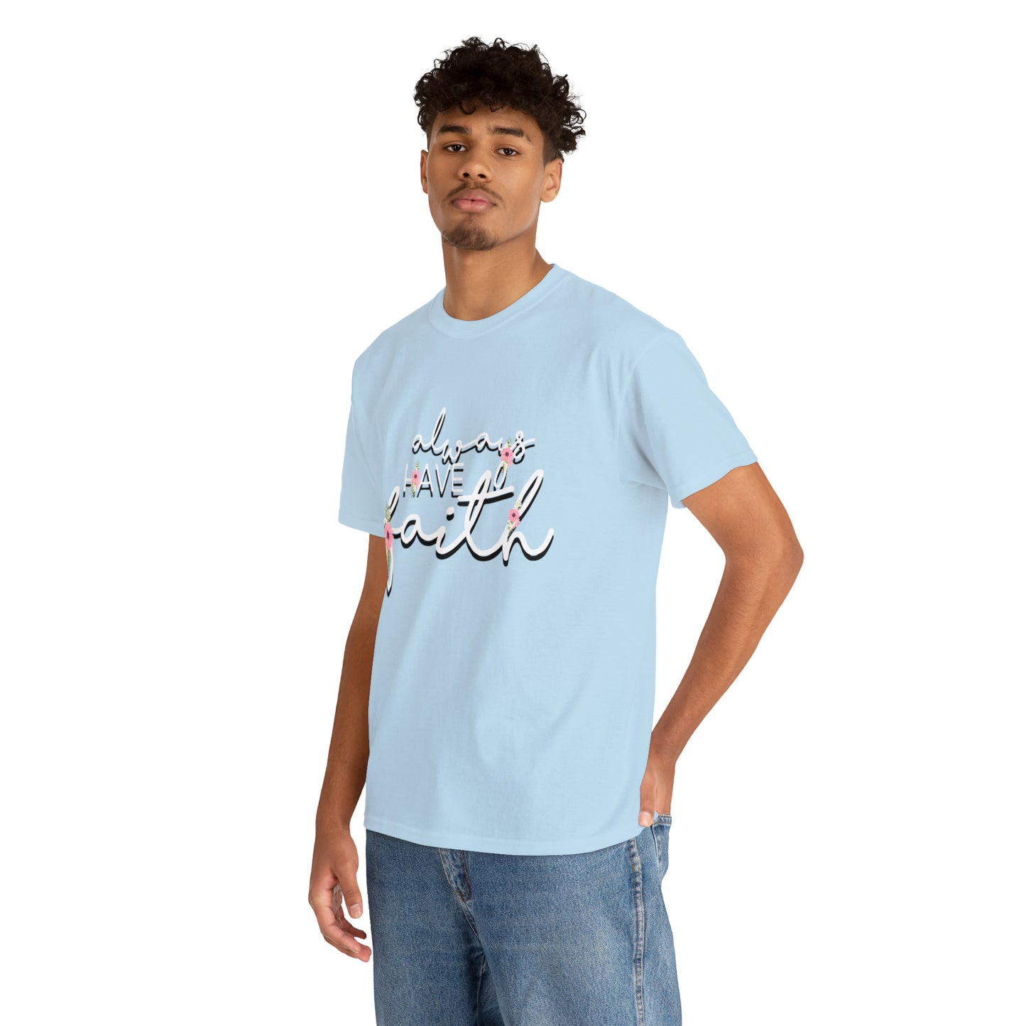 Don't be afraid, just Believe (Mark) - Unisex Heavy Cotton Short Sleeve Tee