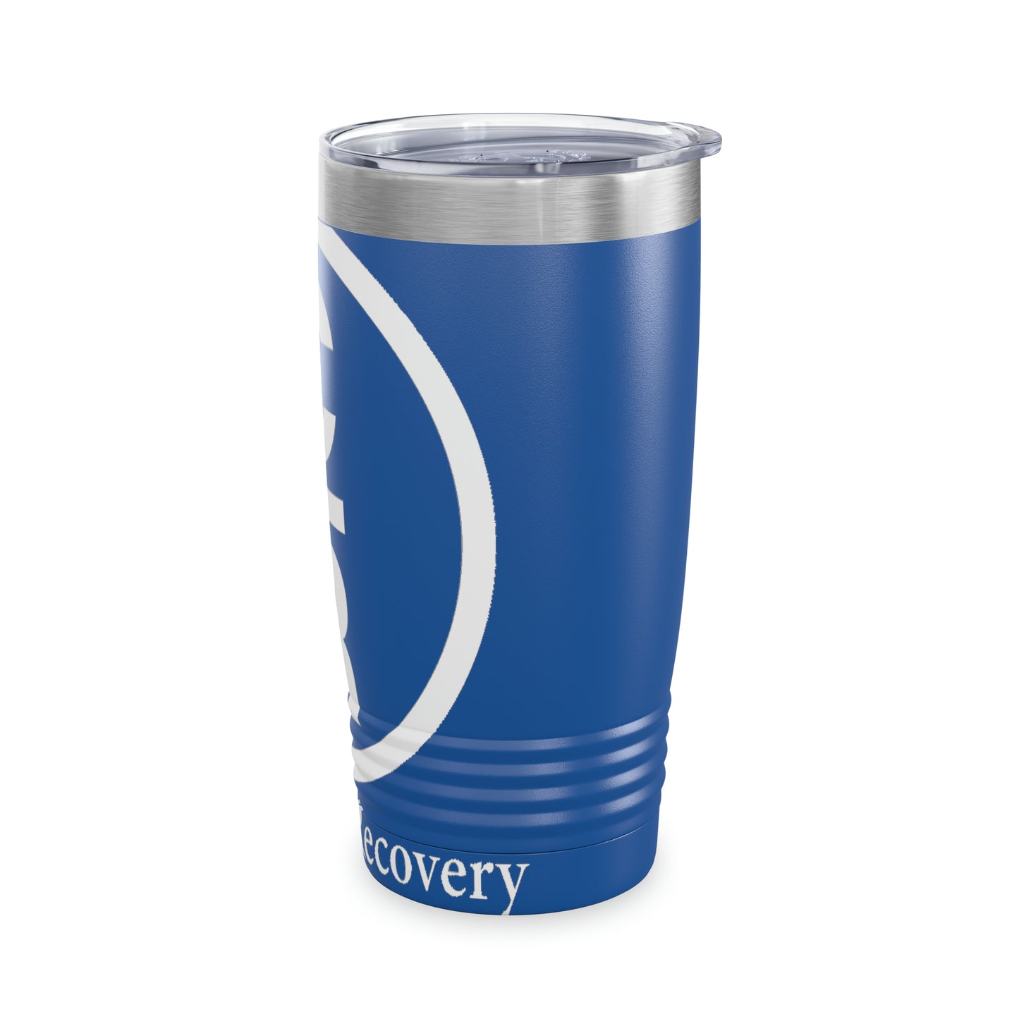 CR Celebrate Recovery Basic Logo White Ringneck Tumbler, 20oz