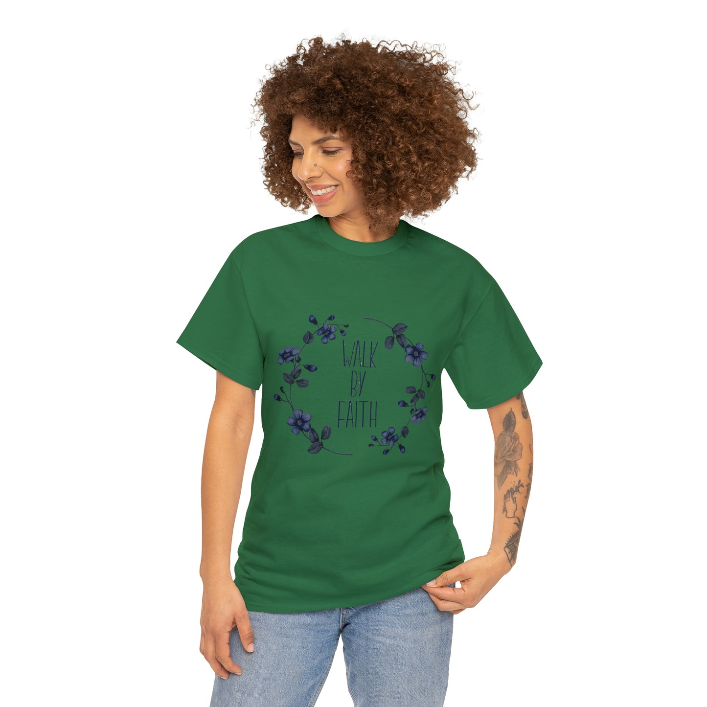 Walk by FAITH Unisex Heavy Cotton Tee