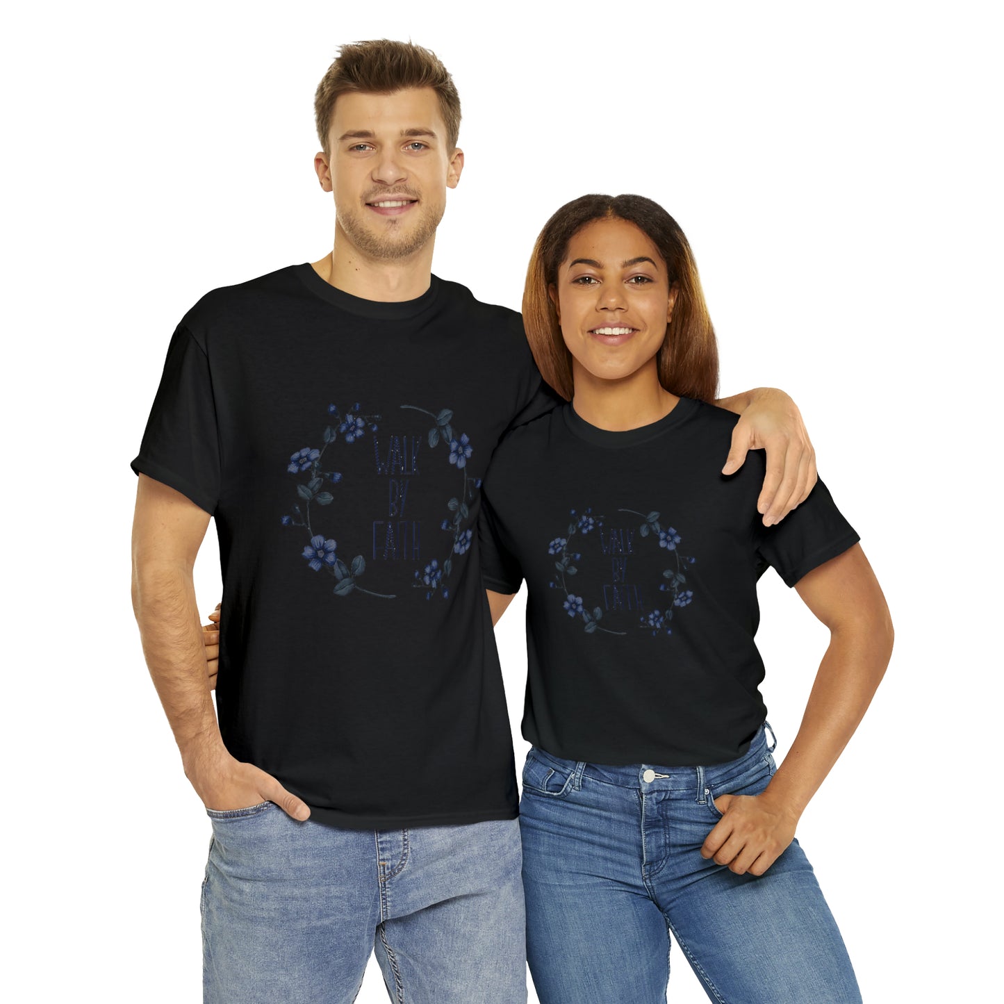 Walk by FAITH Unisex Heavy Cotton Tee