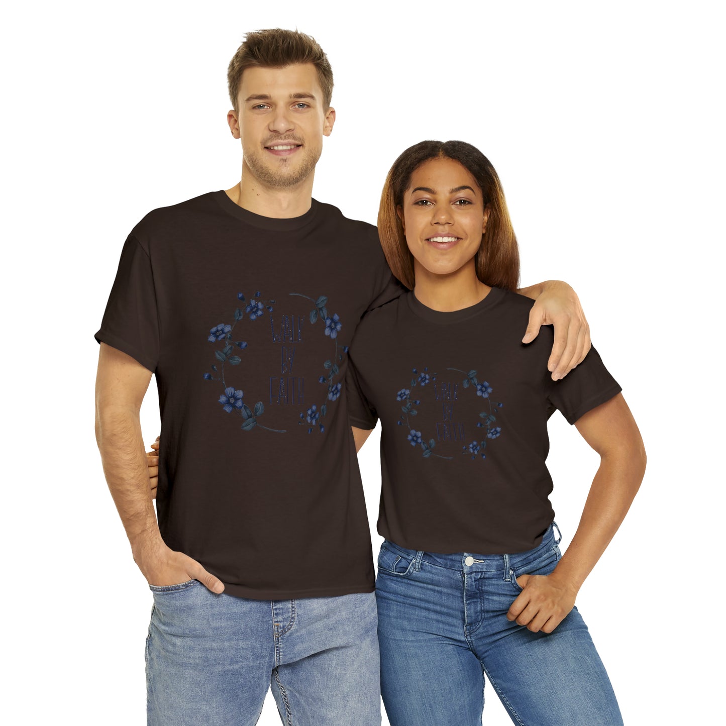 Walk by FAITH Unisex Heavy Cotton Tee