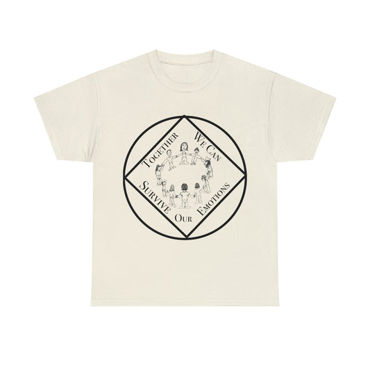 Together We can Survive Our Emotions - Redeemed Creation - Unisex Heavy Cotton Tee