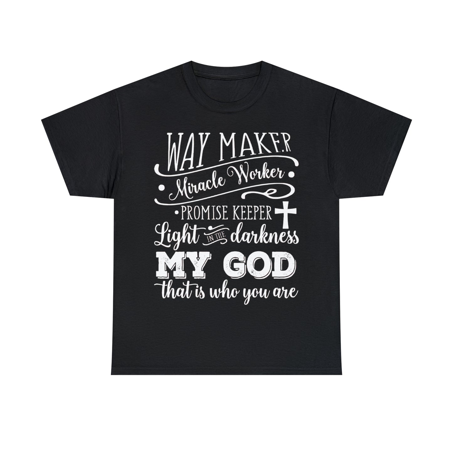 Waymaker Miracle Worker - Unisex Heavy Cotton Short Sleeve Tee