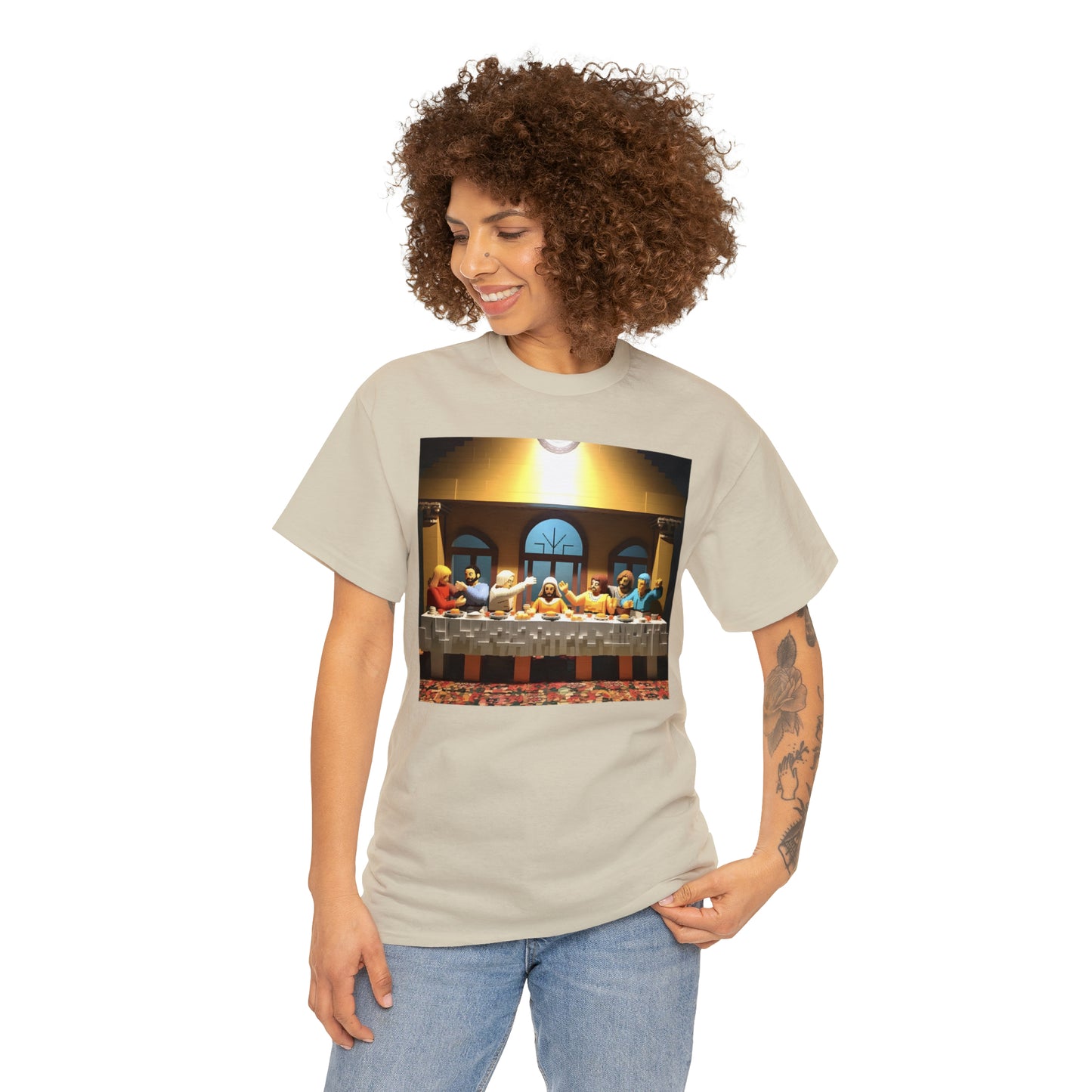 “The Last Supper” LEGO BOX SET -  Unisex Heavy Cotton Tee