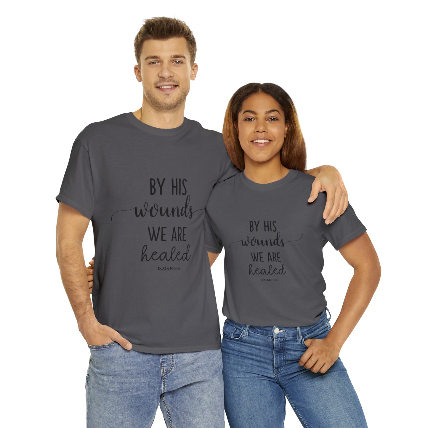 By HIS wounds we are healed - Isaiah - CR Celebrate Recovery Classic Logo - Ultra Cotton Long Sleeve Tee