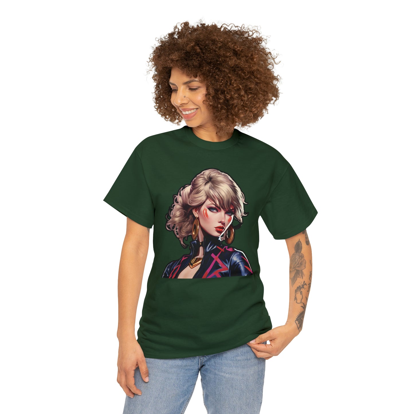 Anime Taylor Swift 2- Unisex Heavy Cotton Tee