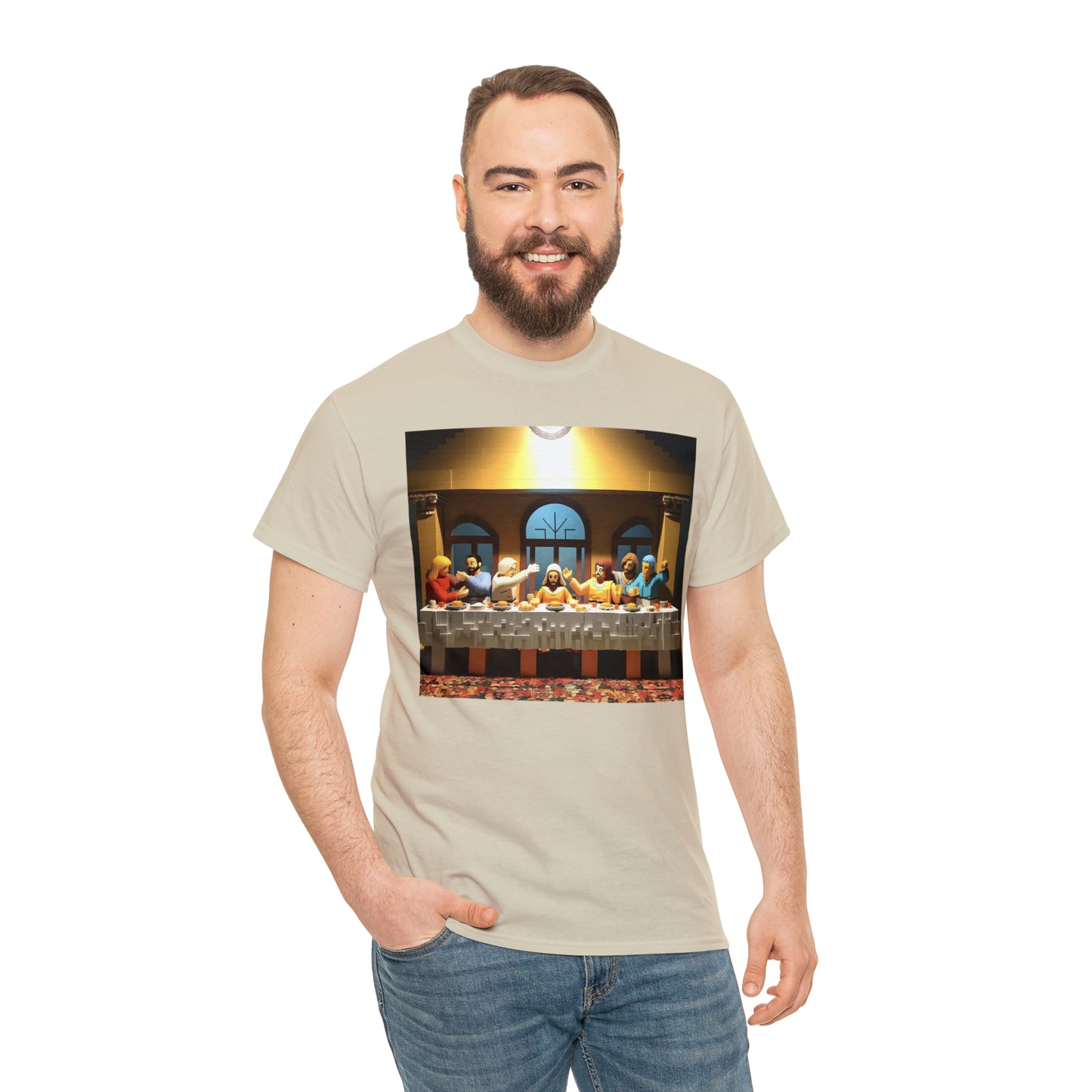 “The Last Supper” LEGO BOX SET -  Unisex Heavy Cotton Tee