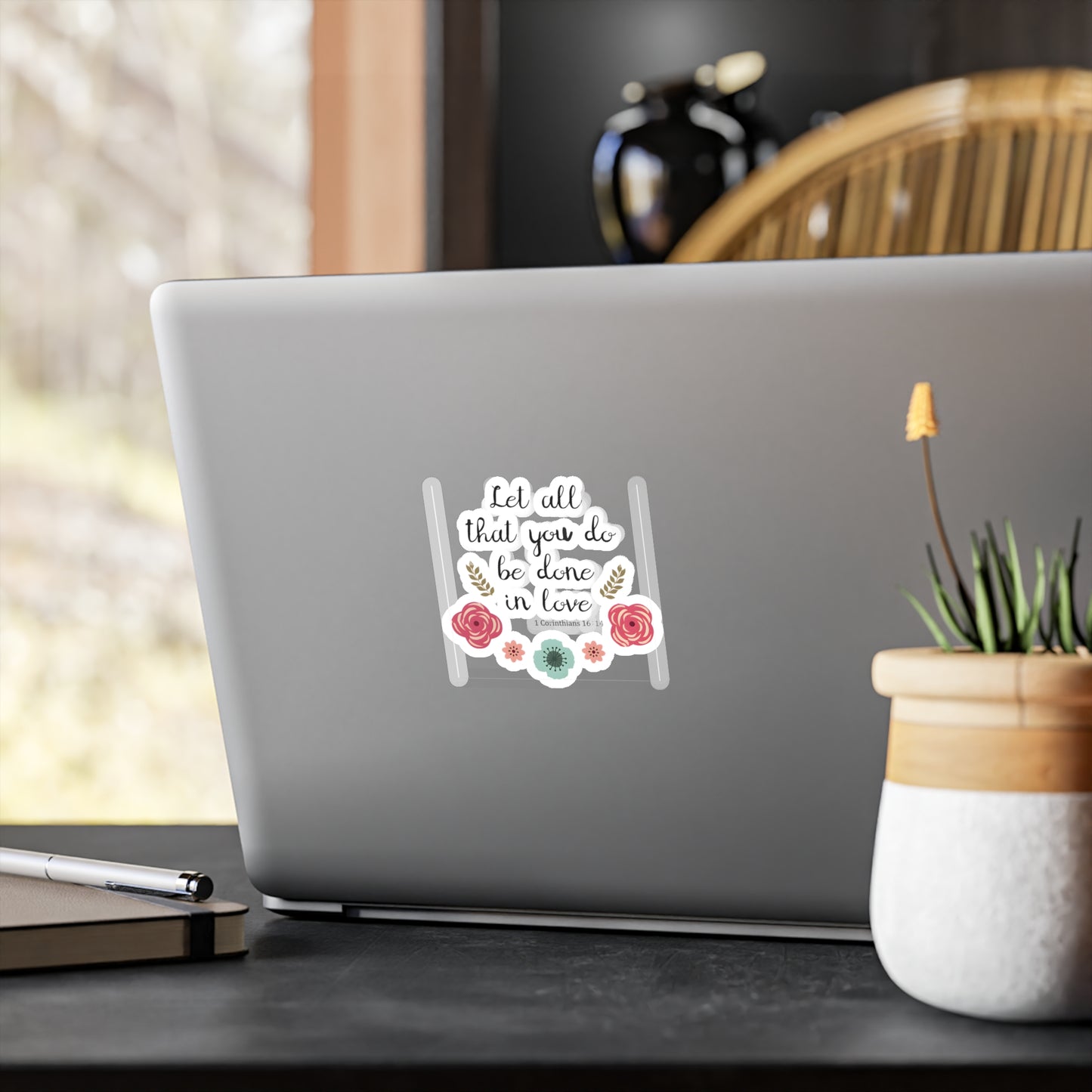 Let all that you do, be done in Love 1 Corinthians Kiss-Cut Vinyl Decals