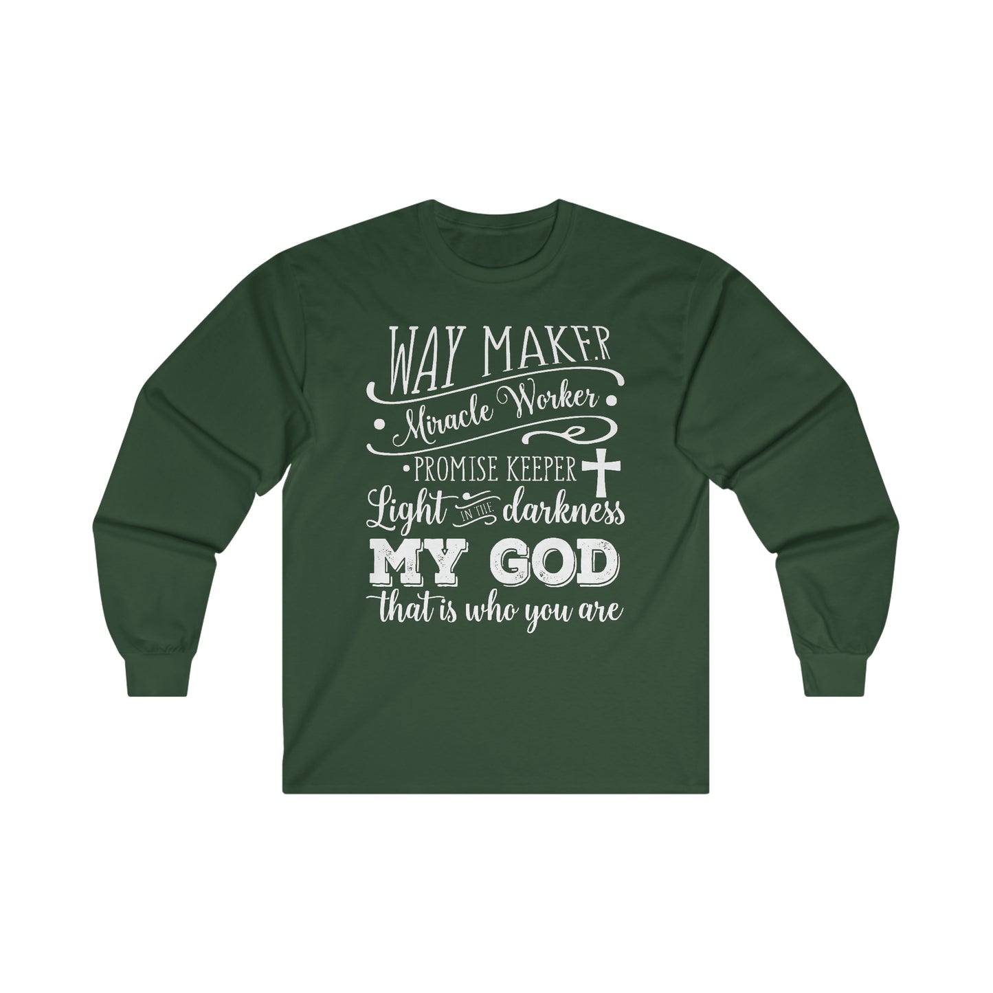 Waymaker Miracle Worker - Ultra Cotton Long Sleeve Tee