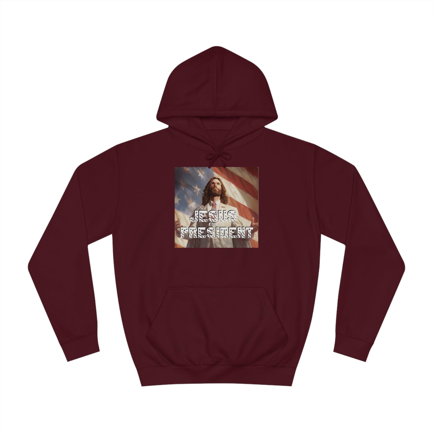 Jesus for President  Unisex College Hoodie