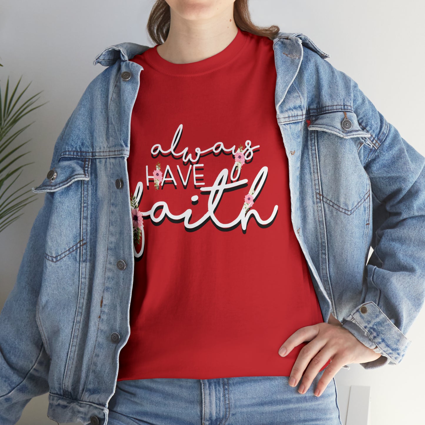 Don't be afraid, just Believe (Mark) - Unisex Heavy Cotton Short Sleeve Tee