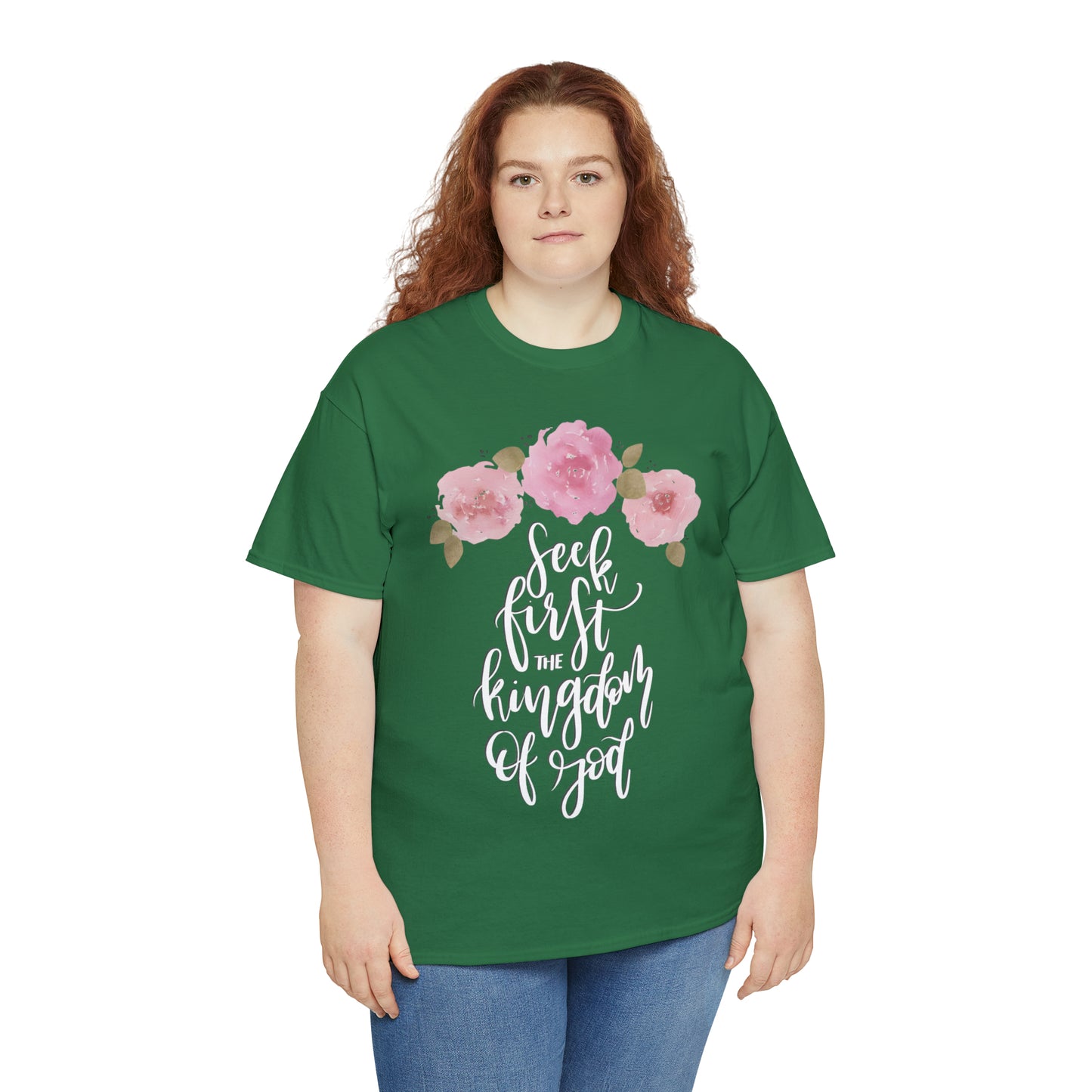 Seek First the Kingdom of God Unisex Heavy Cotton Tee