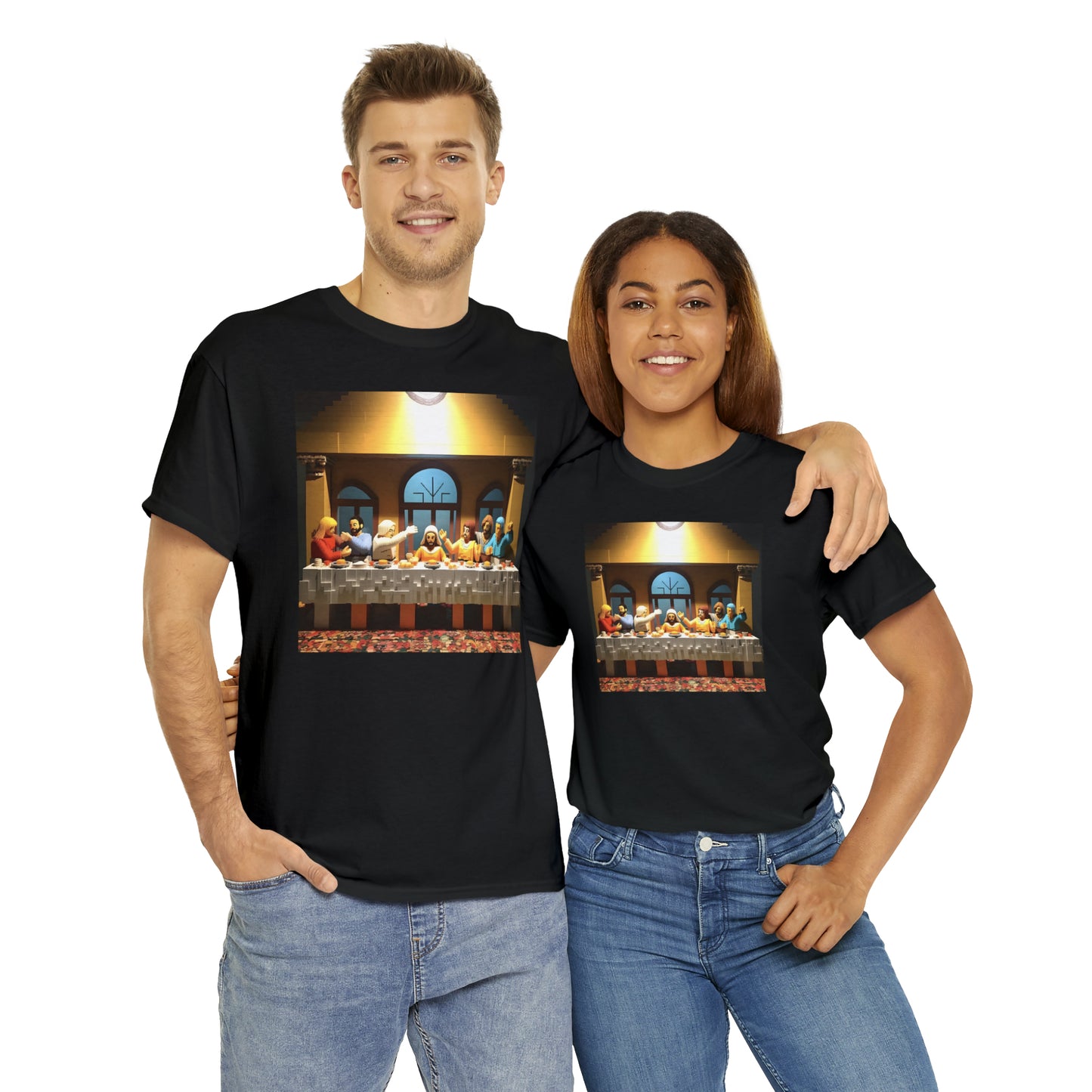 “The Last Supper” LEGO BOX SET -  Unisex Heavy Cotton Tee