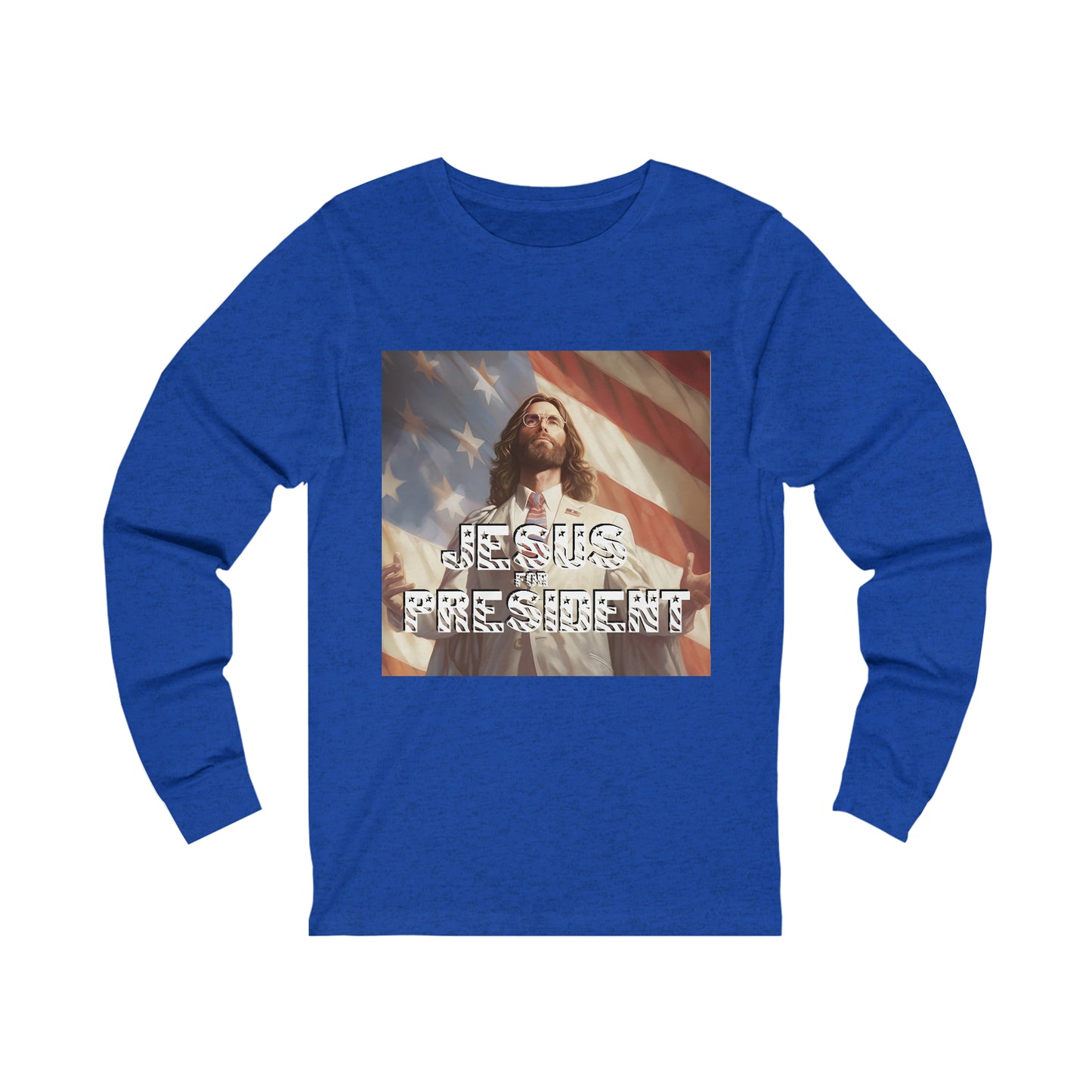 Jesus for President Unisex Jersey Long Sleeve Tee