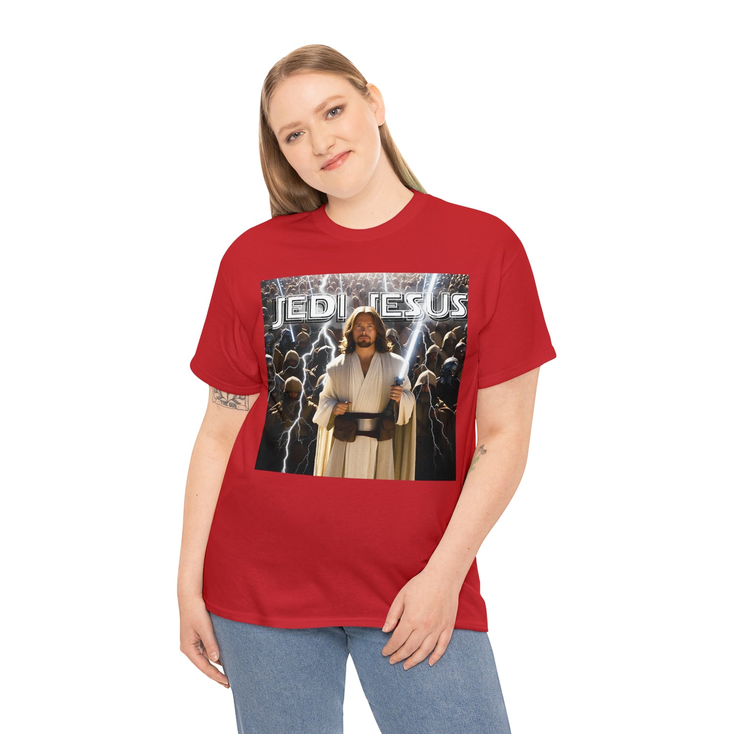 Jedi Jesus Unisex Heavy Cotton Tee