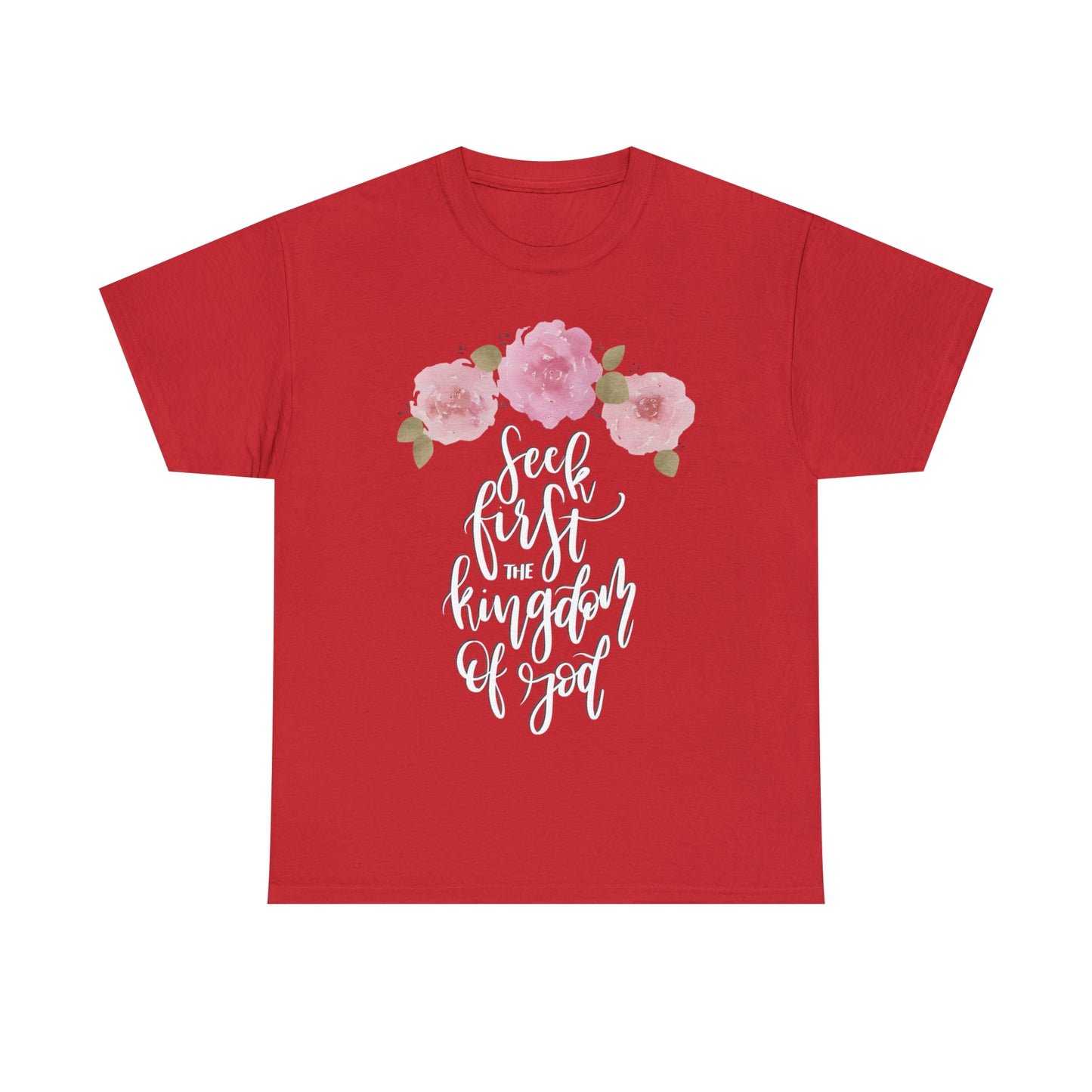 Seek First the Kingdom of God Unisex Heavy Cotton Tee