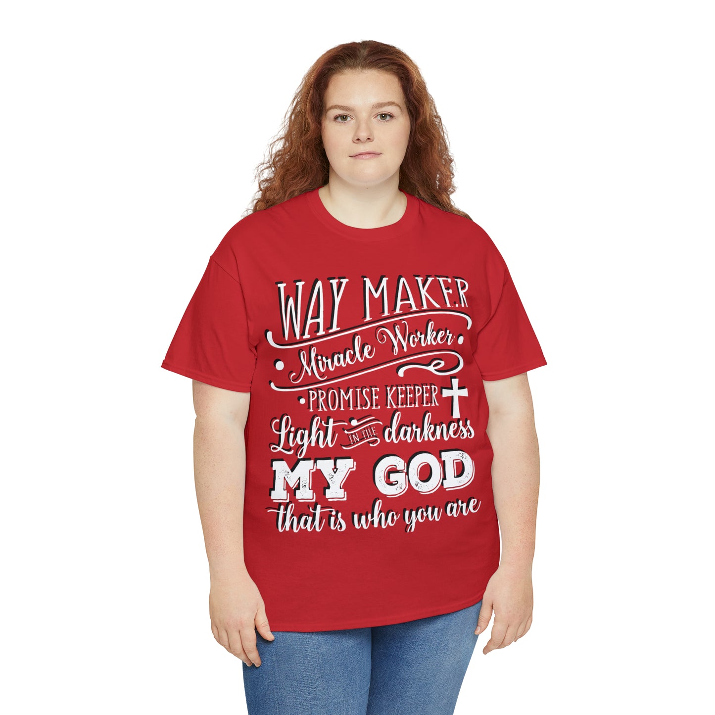 Waymaker Miracle Worker - Unisex Heavy Cotton Short Sleeve Tee