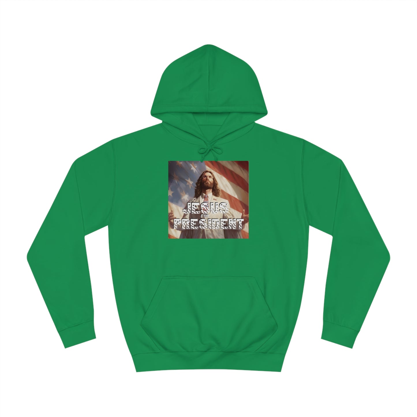 Jesus for President  Unisex College Hoodie