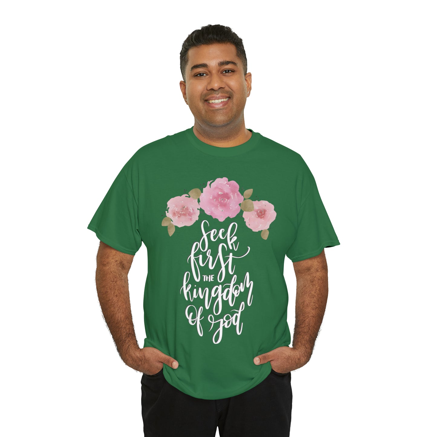 Seek First the Kingdom of God Unisex Heavy Cotton Tee