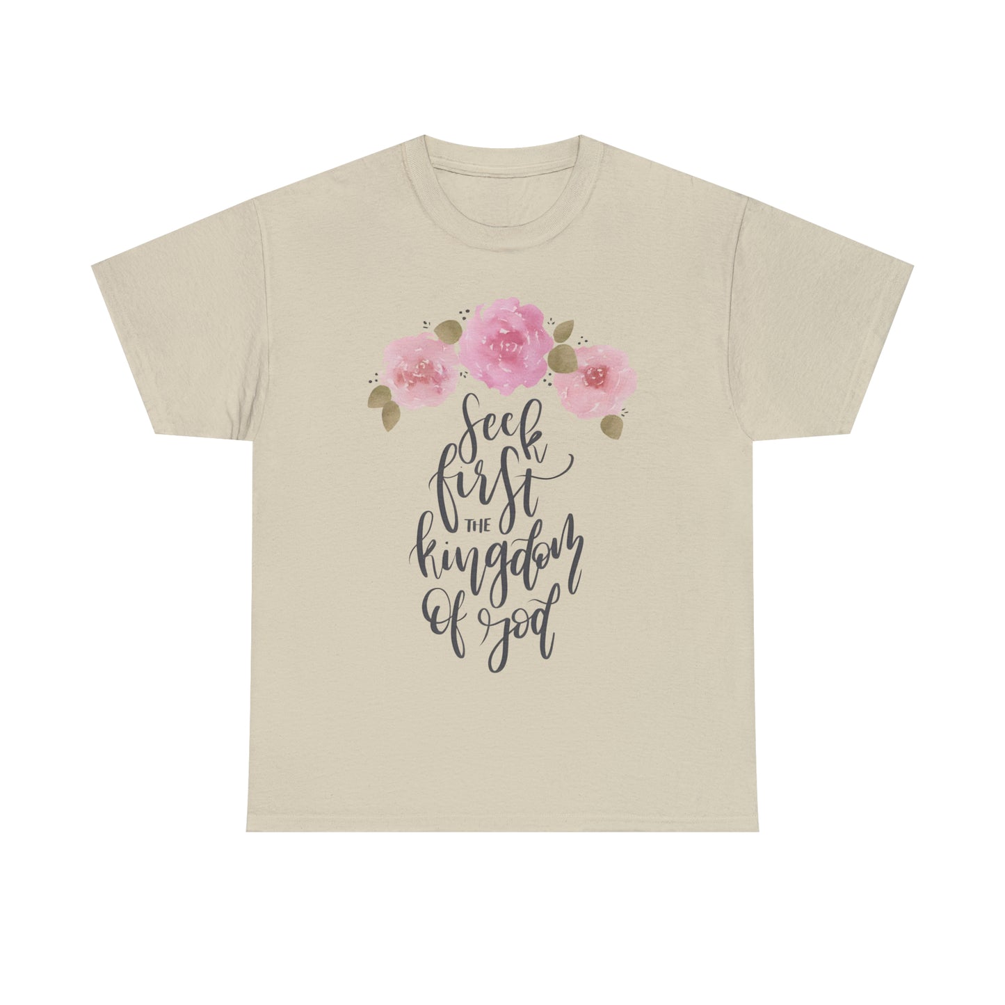 Seek First the Kingdom of God Unisex Heavy Cotton Tee