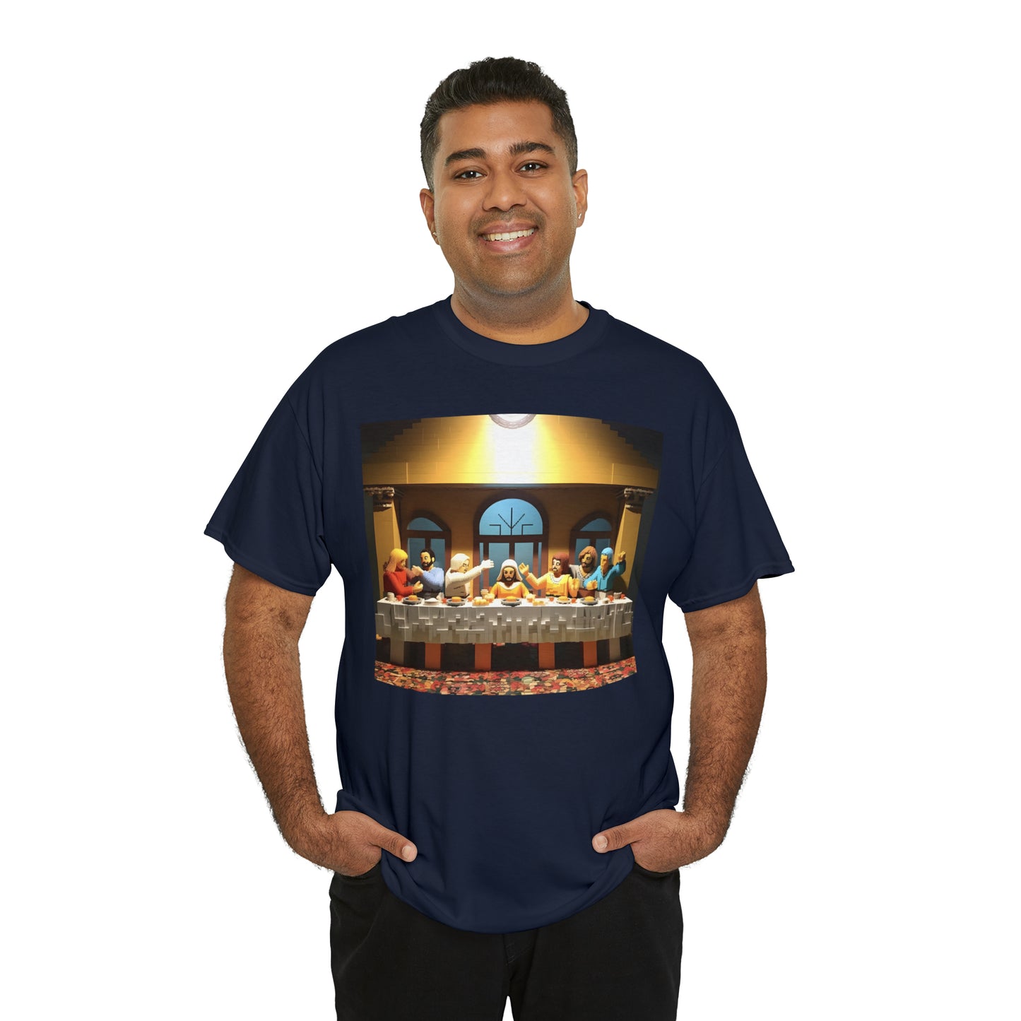 “The Last Supper” LEGO BOX SET -  Unisex Heavy Cotton Tee