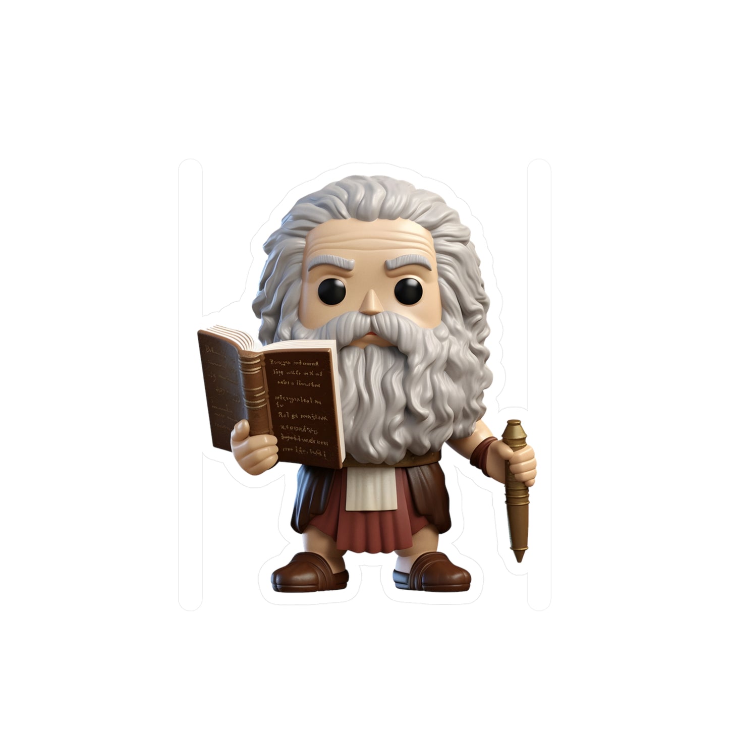 Moses Funko Pop 4 Kiss-Cut Vinyl Decals