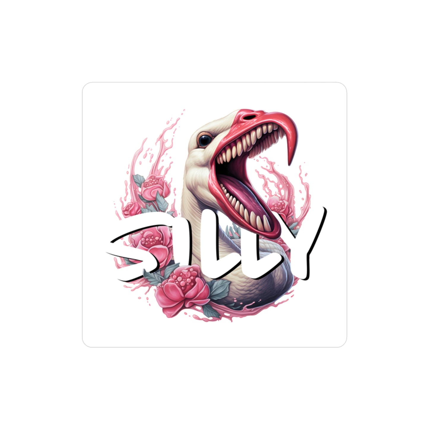 Aggressively Silly Goose - Kiss-Cut Vinyl Decals