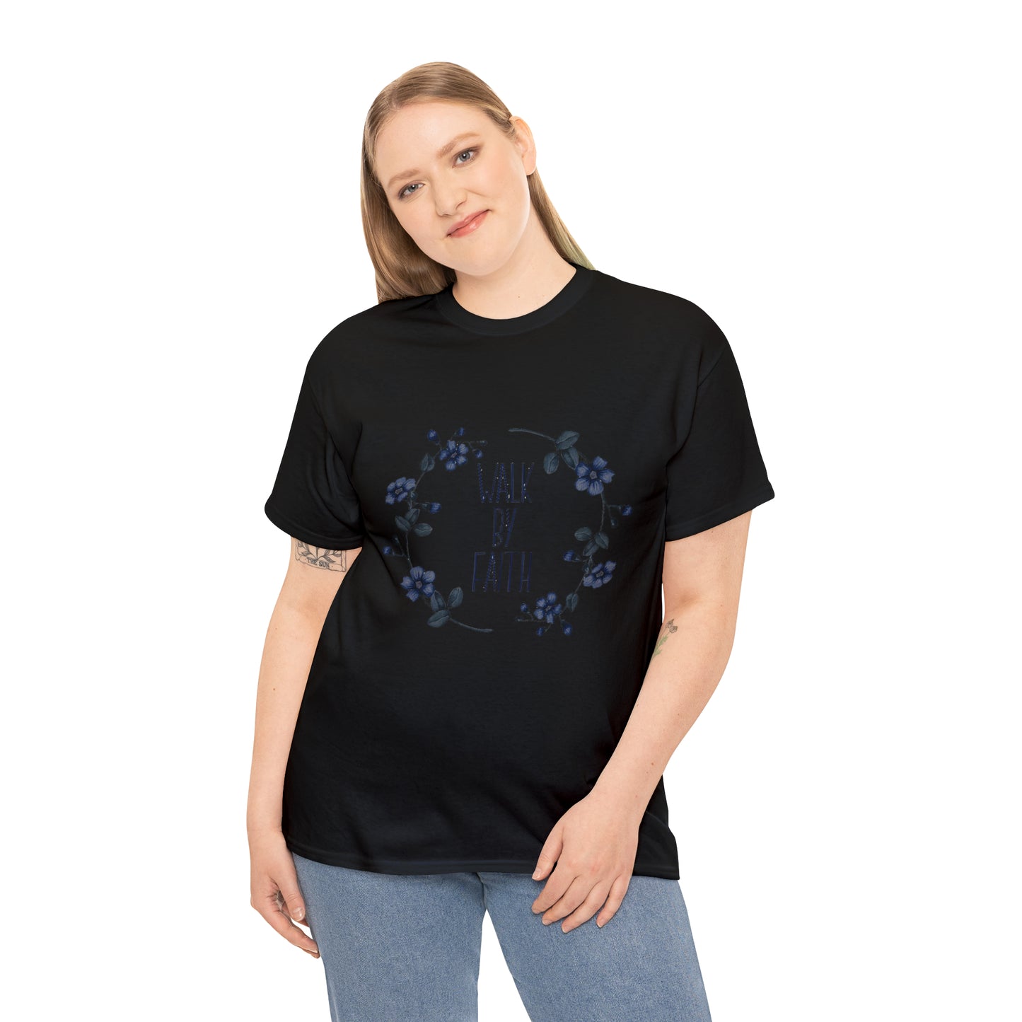 Walk by FAITH Unisex Heavy Cotton Tee