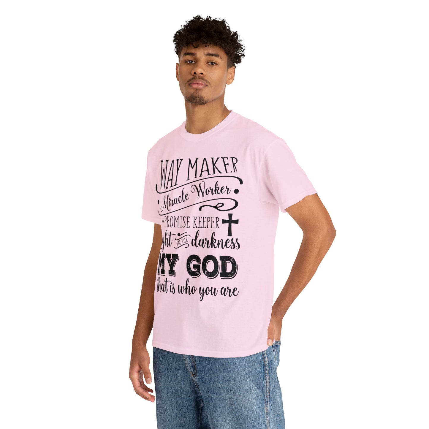 Waymaker Miracle Worker - Unisex Heavy Cotton Short Sleeve Tee