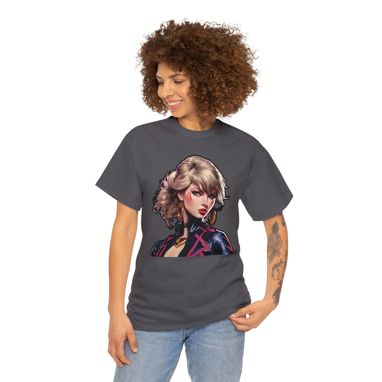 Anime Taylor Swift 2- Unisex Heavy Cotton Tee