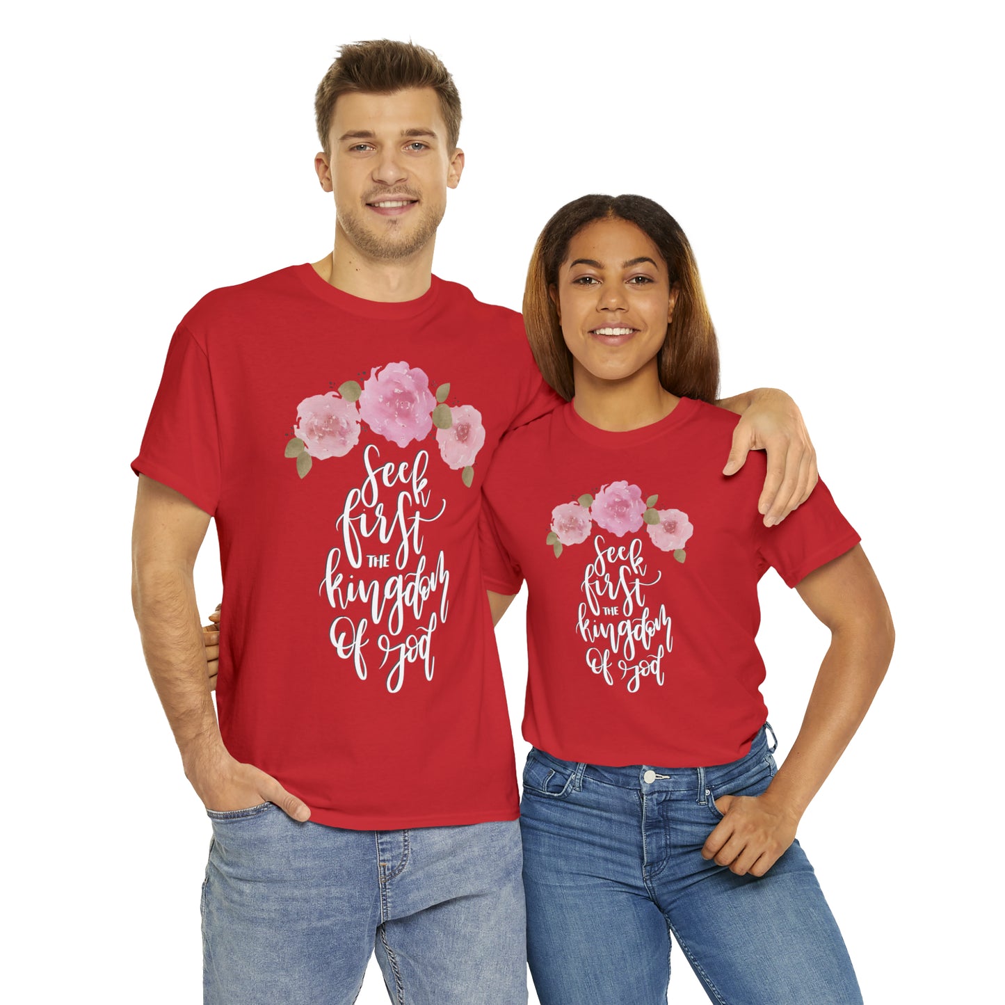 Seek First the Kingdom of God Unisex Heavy Cotton Tee