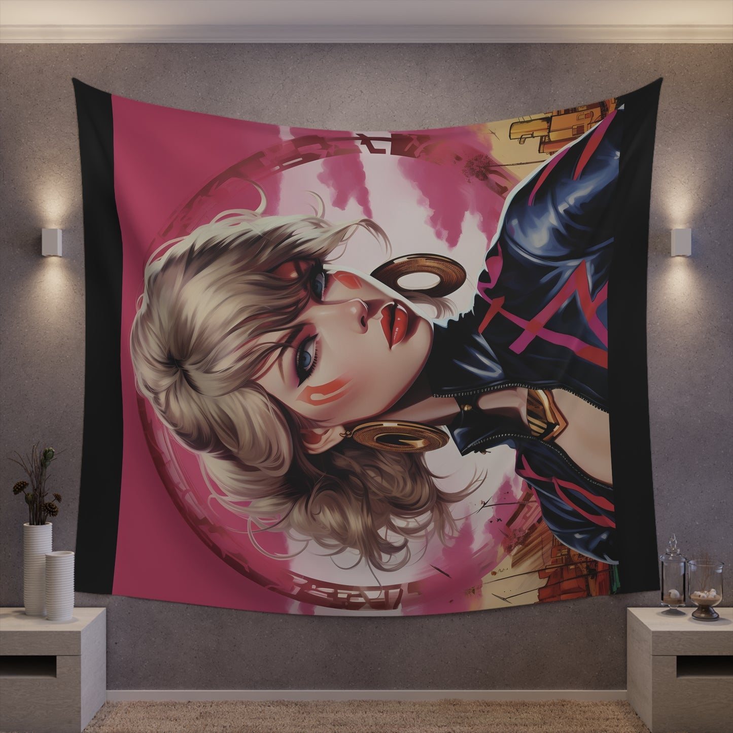 Anime Taylor Swift 2- Printed Wall Tapestry