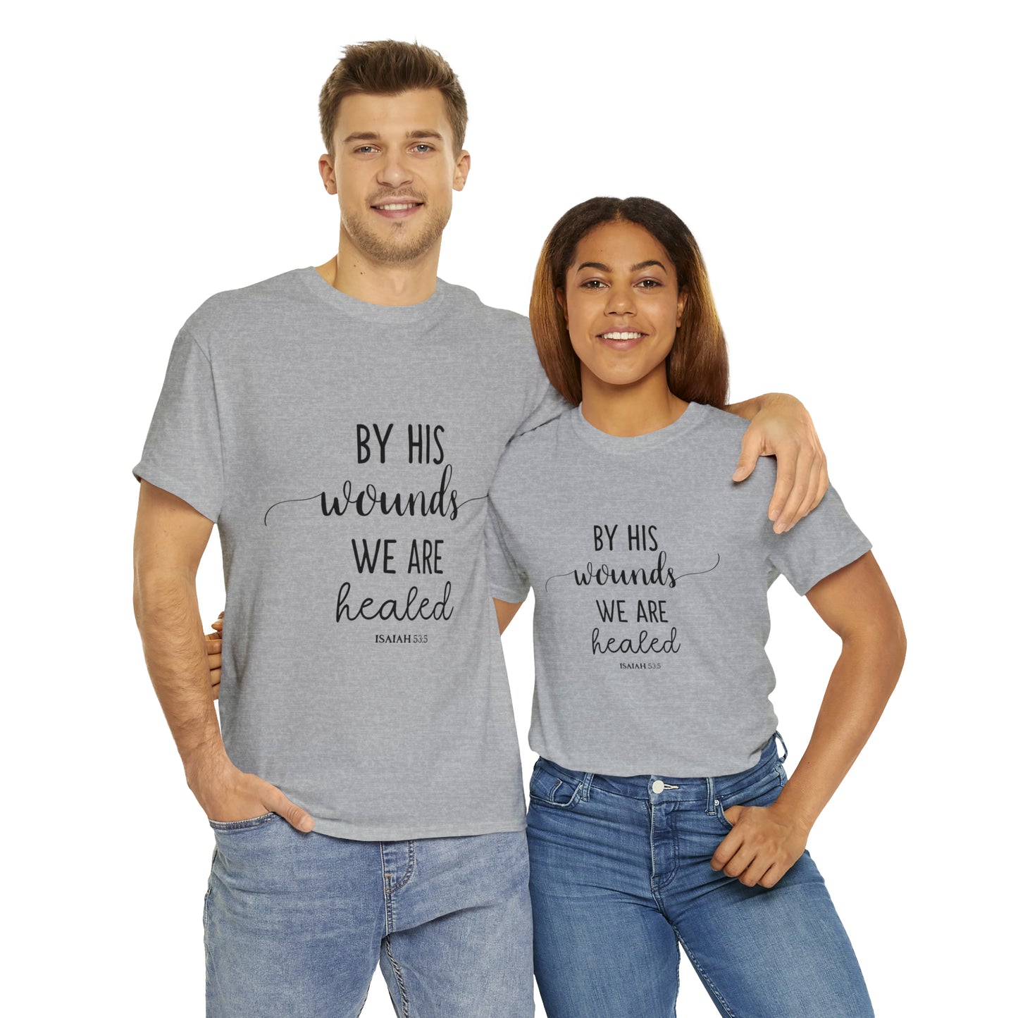By HIS wounds we are healed - Isaiah - CR Celebrate Recovery Classic Logo - Ultra Cotton Long Sleeve Tee