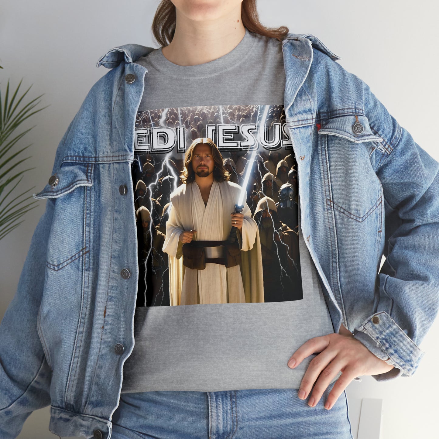 Jedi Jesus Unisex Heavy Cotton Tee