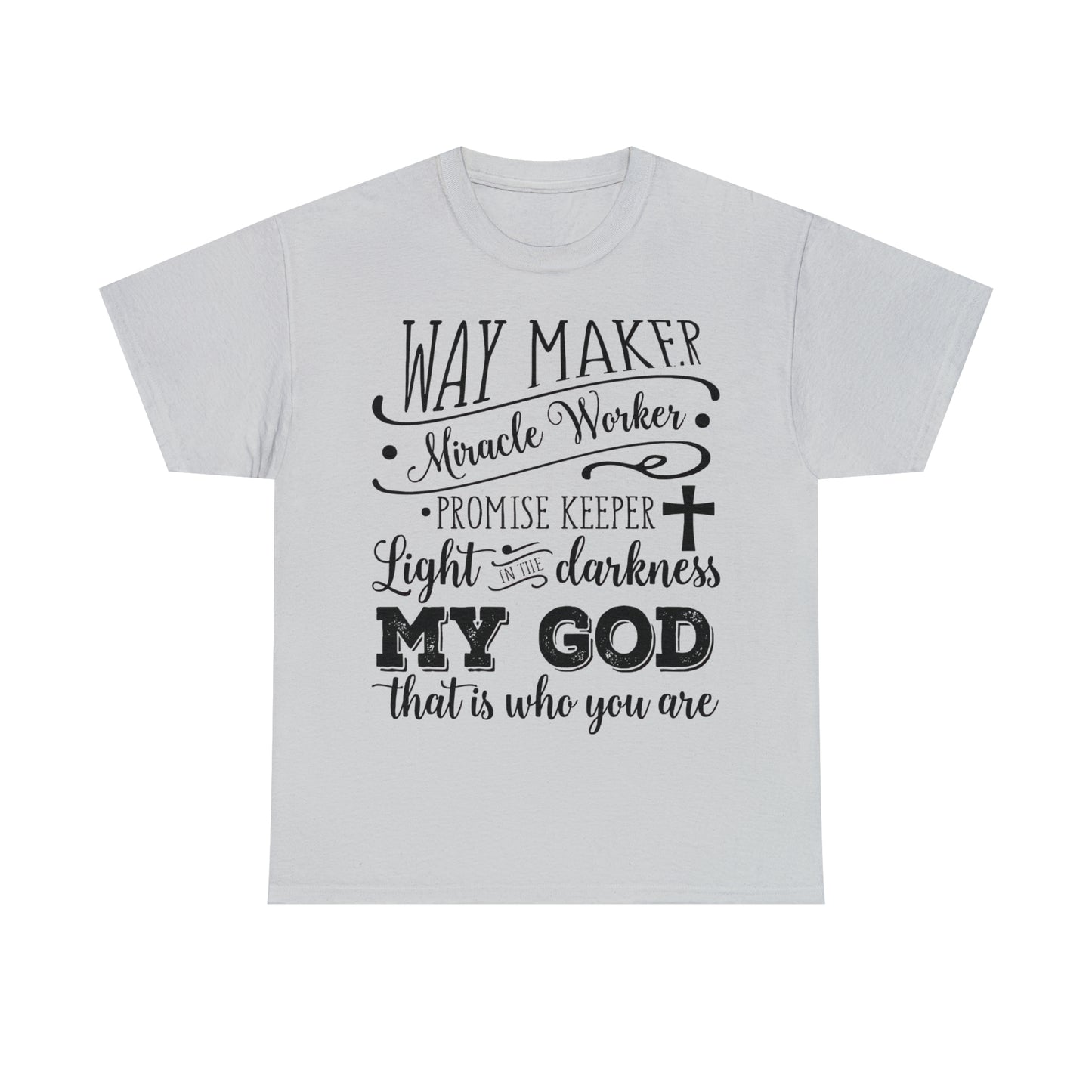 Waymaker Miracle Worker - Unisex Heavy Cotton Short Sleeve Tee