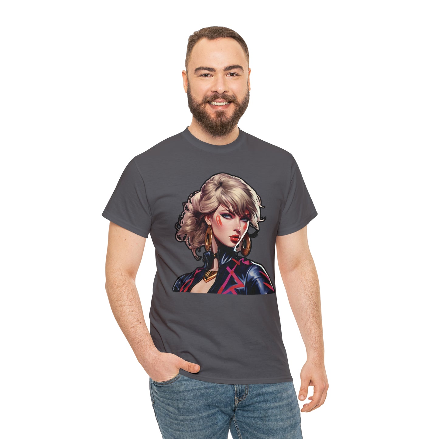 Anime Taylor Swift 2- Unisex Heavy Cotton Tee