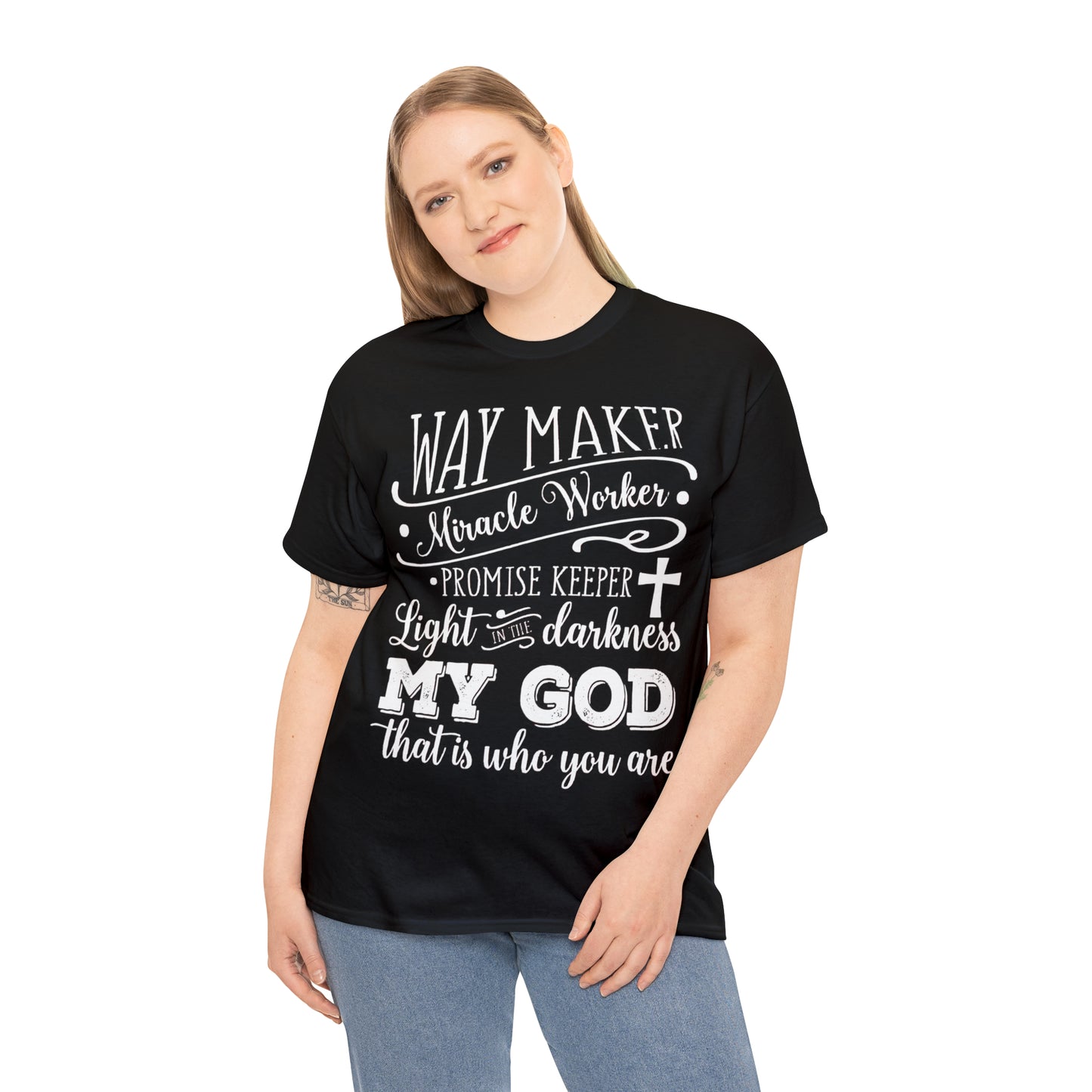 Waymaker Miracle Worker - Unisex Heavy Cotton Short Sleeve Tee