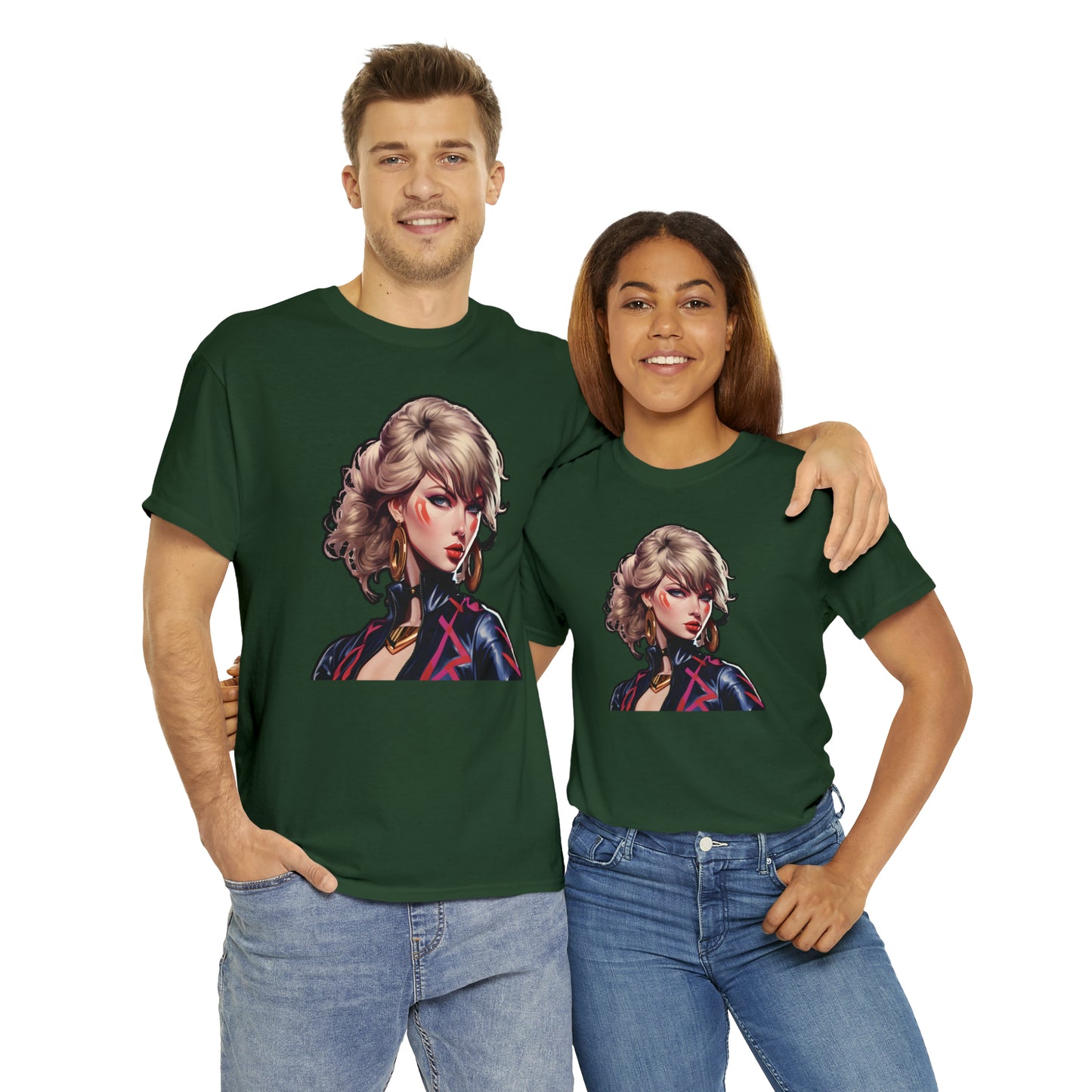 Anime Taylor Swift 2- Unisex Heavy Cotton Tee