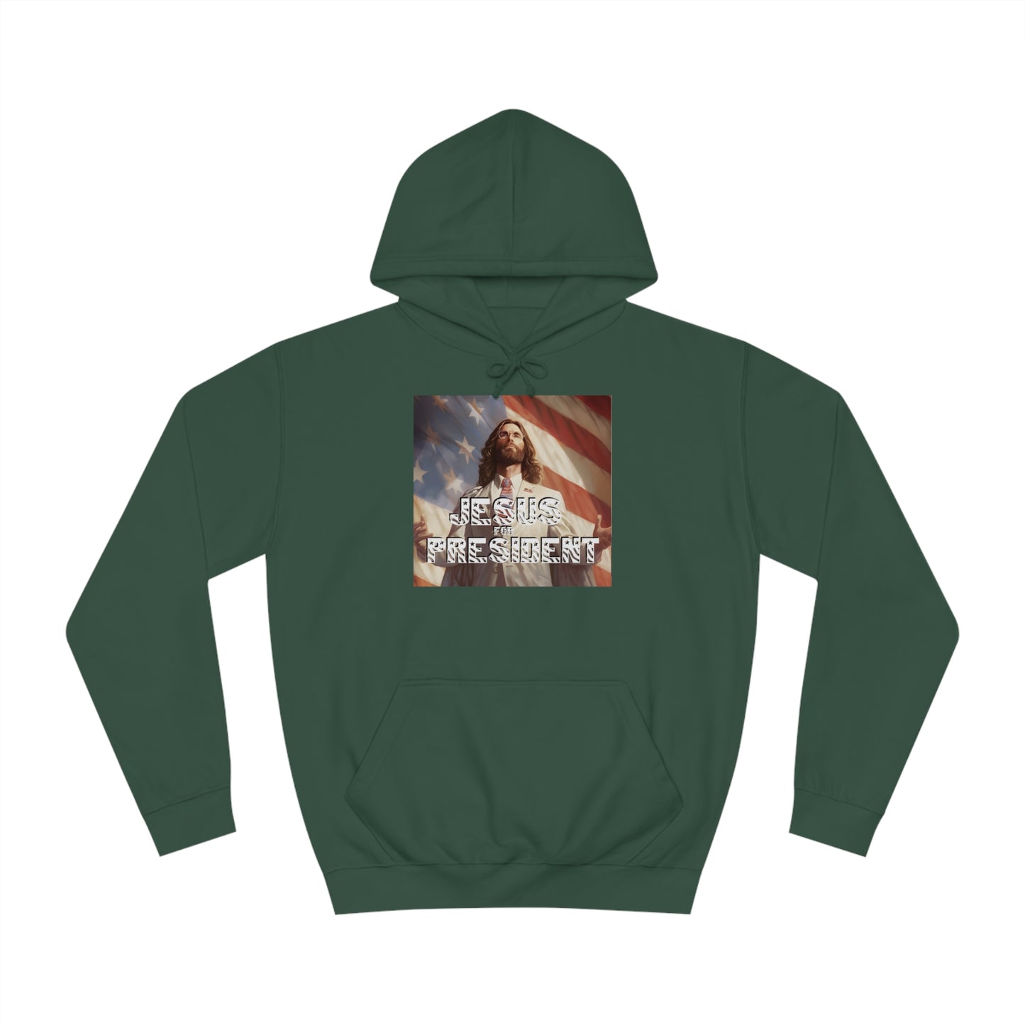 Jesus for President  Unisex College Hoodie