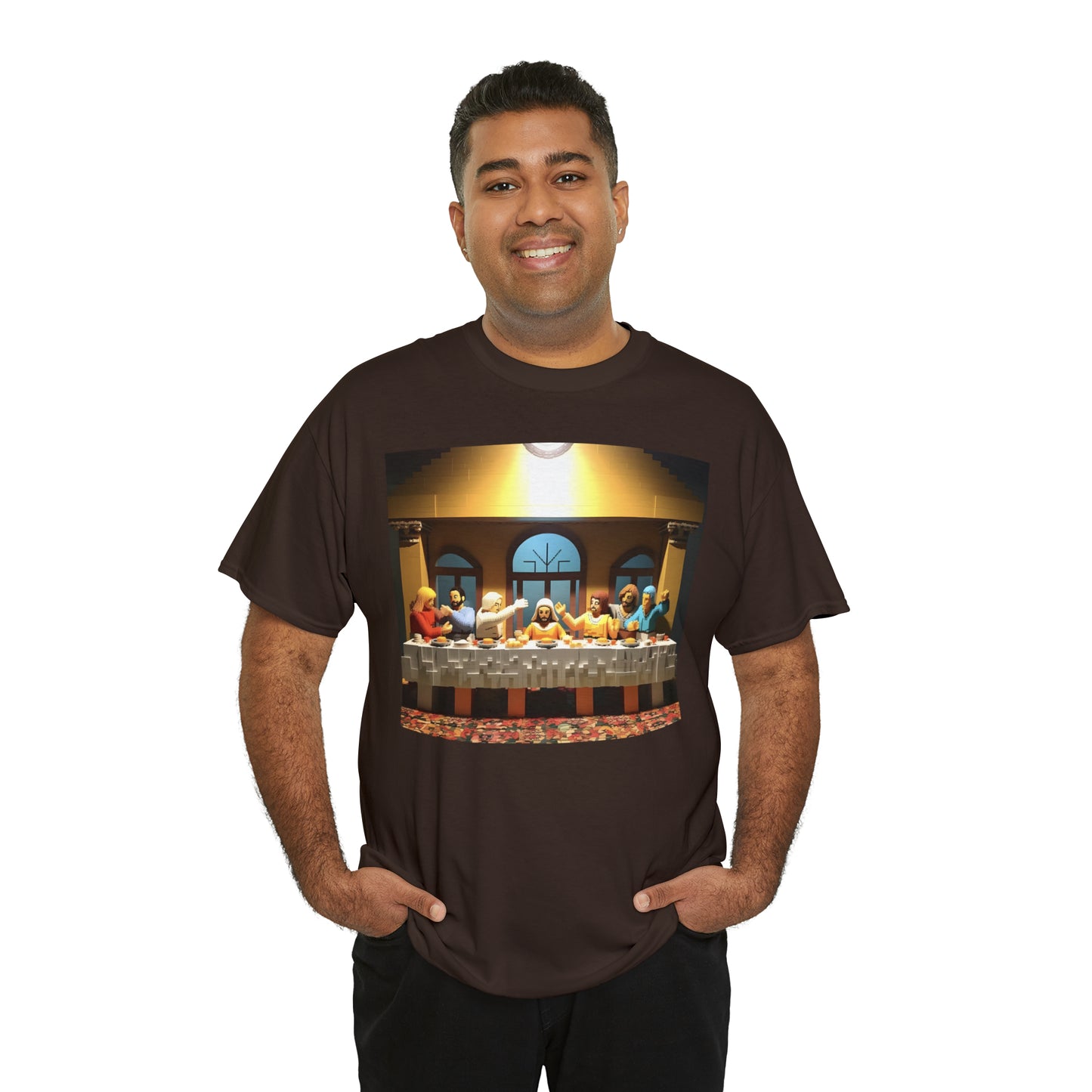 “The Last Supper” LEGO BOX SET -  Unisex Heavy Cotton Tee