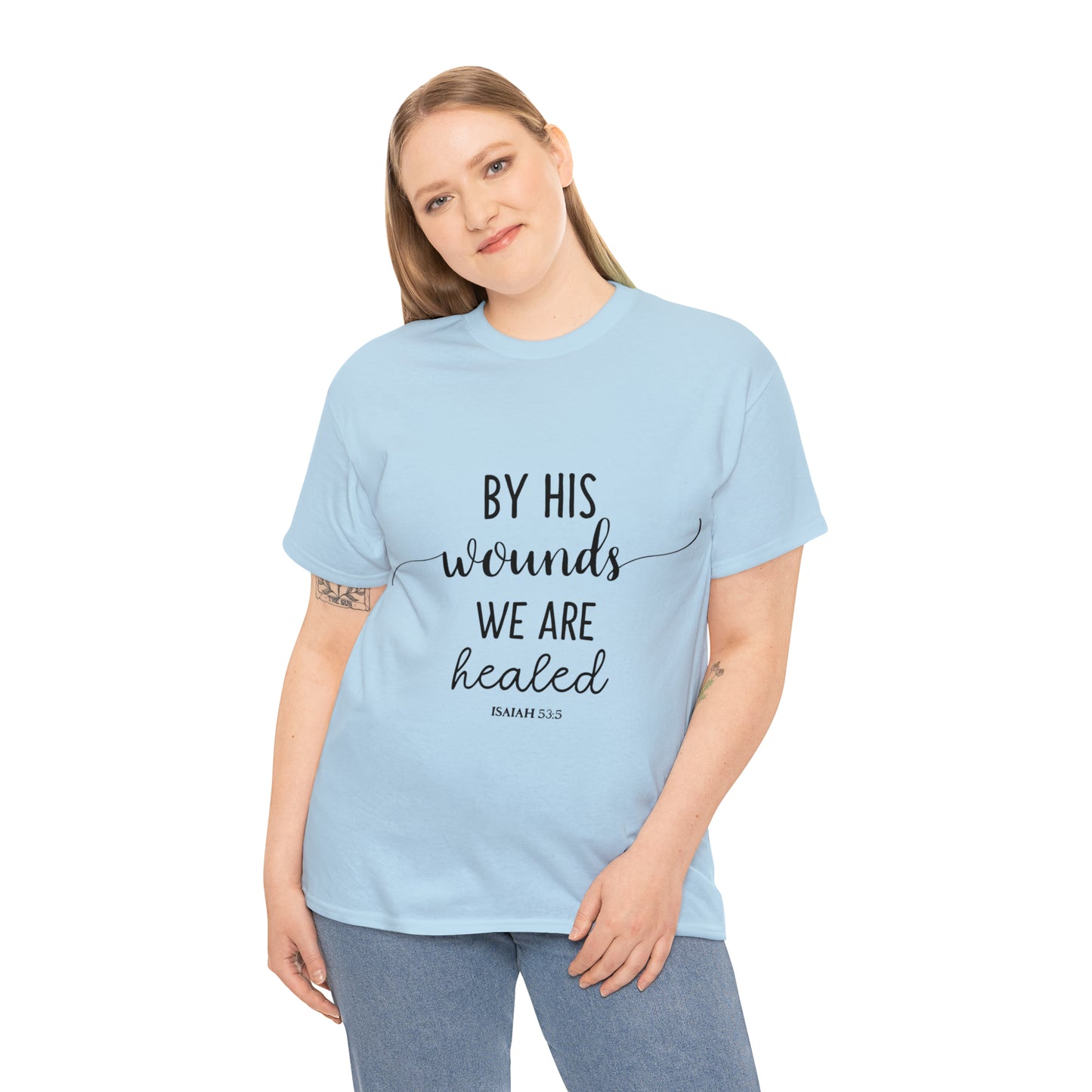 By HIS wounds we are healed - Isaiah - CR Celebrate Recovery Classic Logo - Ultra Cotton Long Sleeve Tee