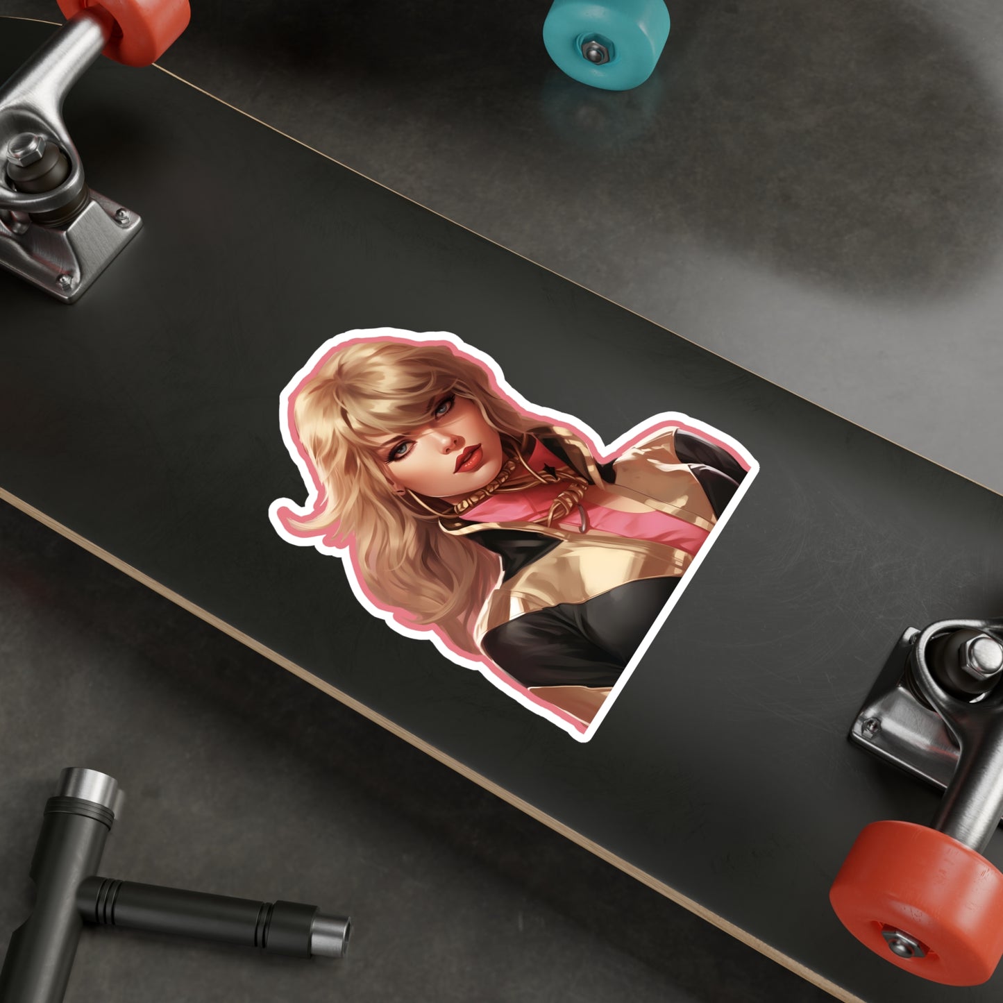 Anime Taylor Swift 4- Kiss-Cut Vinyl Decals